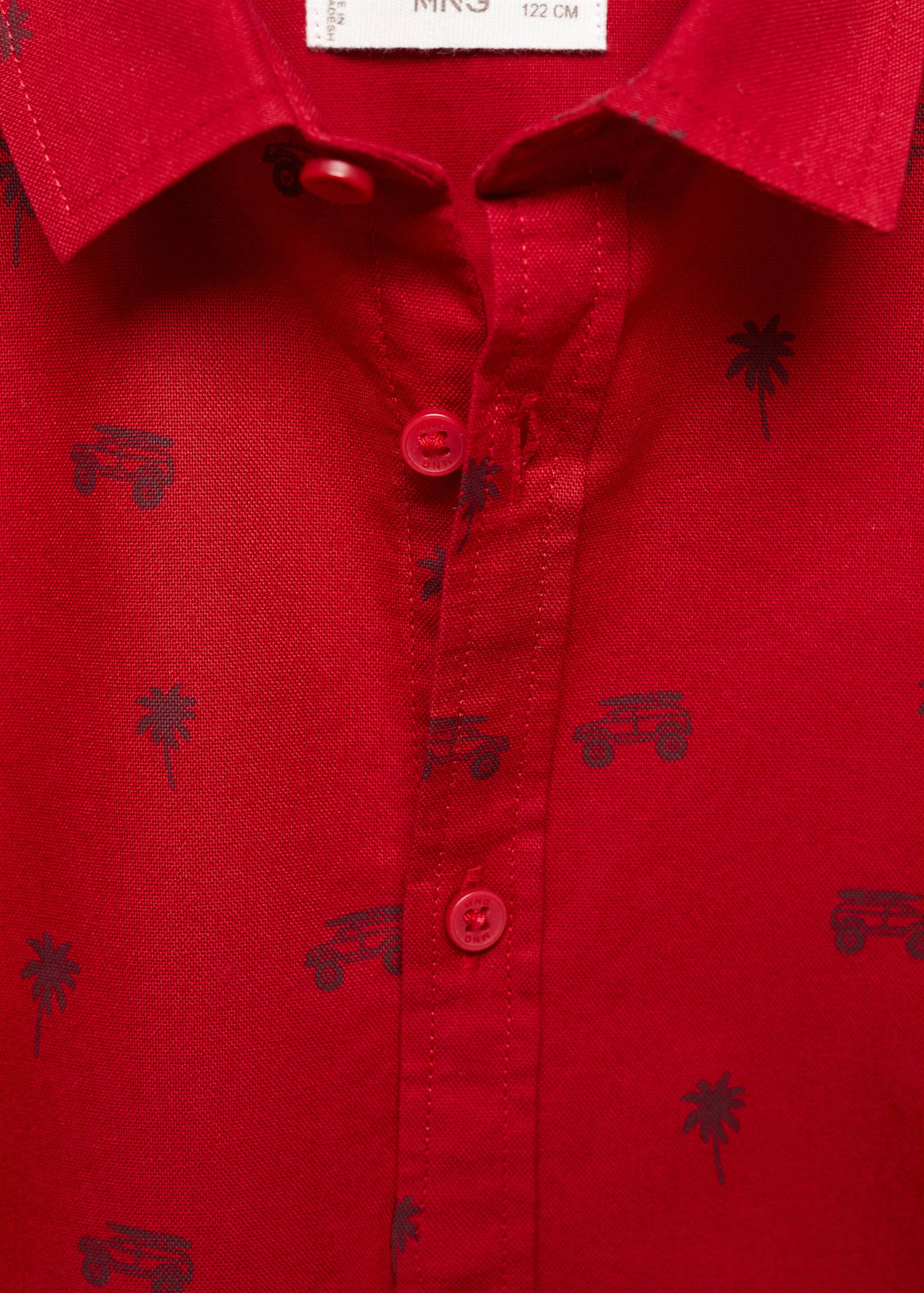Printed cotton shirt - Details of the article 8