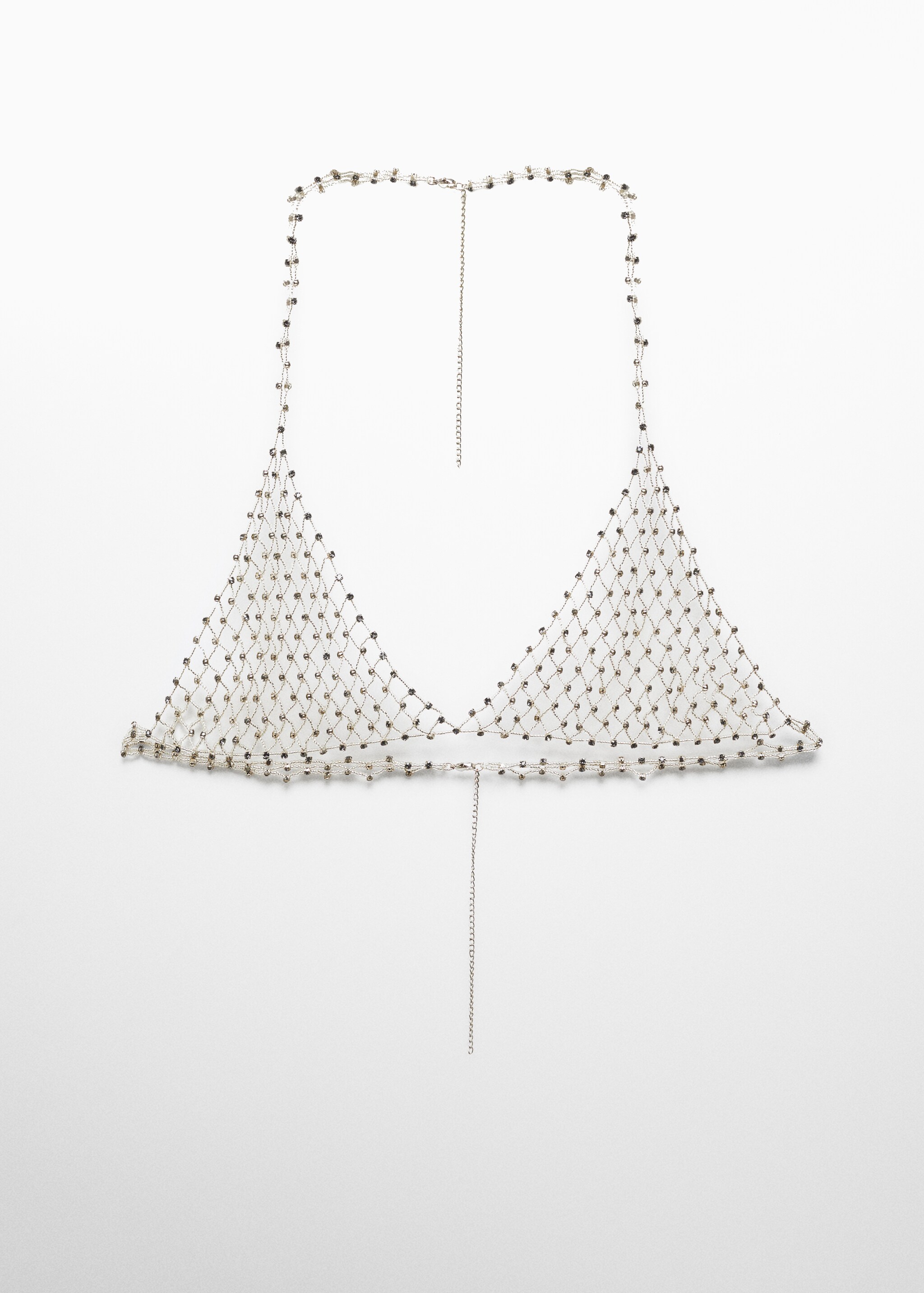 Rhinestone crystal body necklace - Article without model