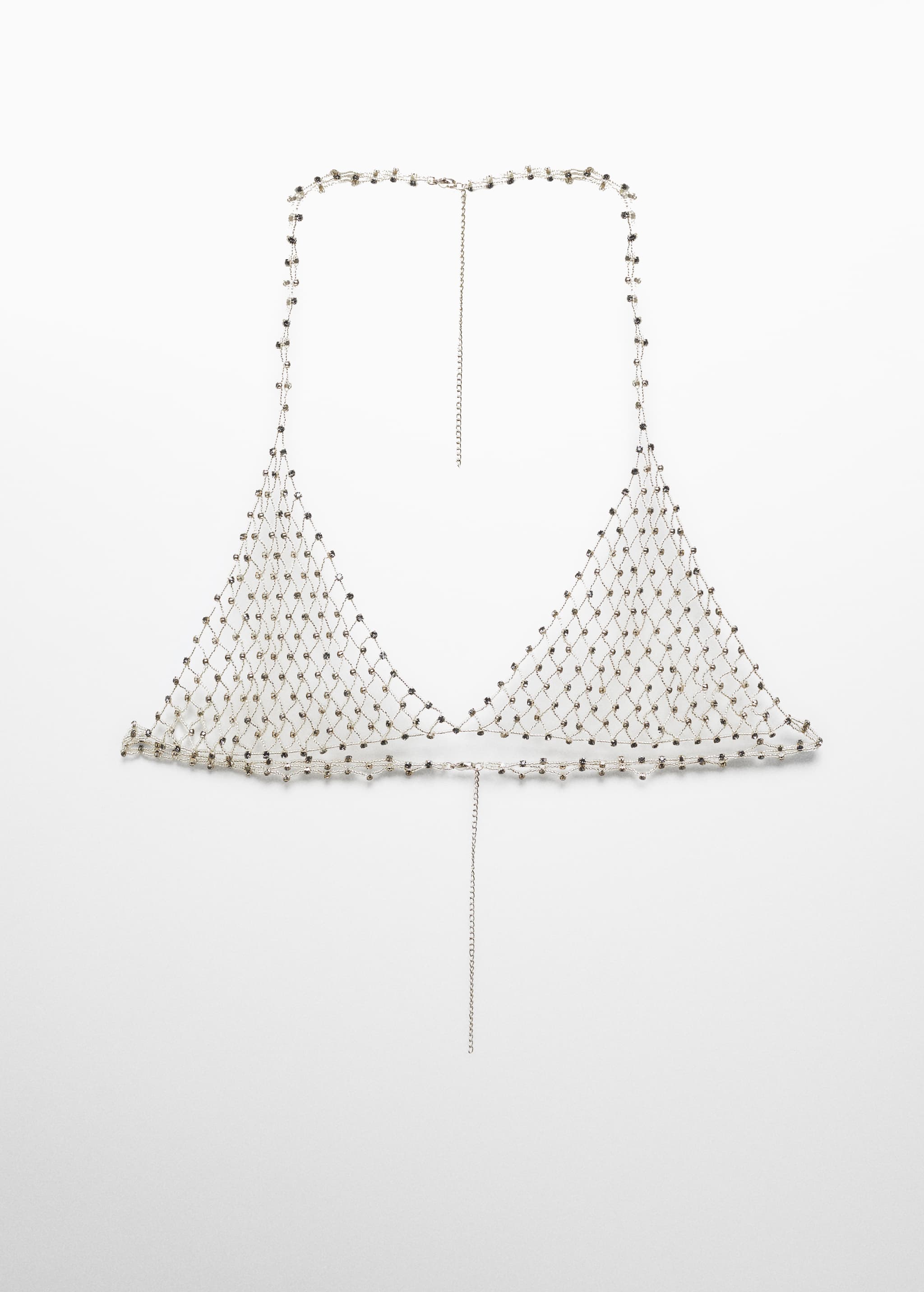 Rhinestone crystal body necklace - Article without model