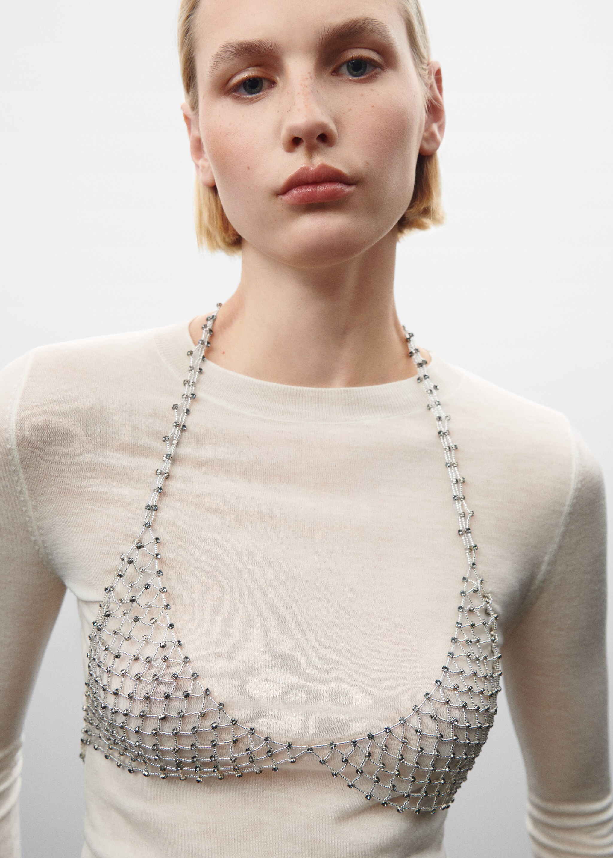 Rhinestone crystal body necklace - Details of the article 9