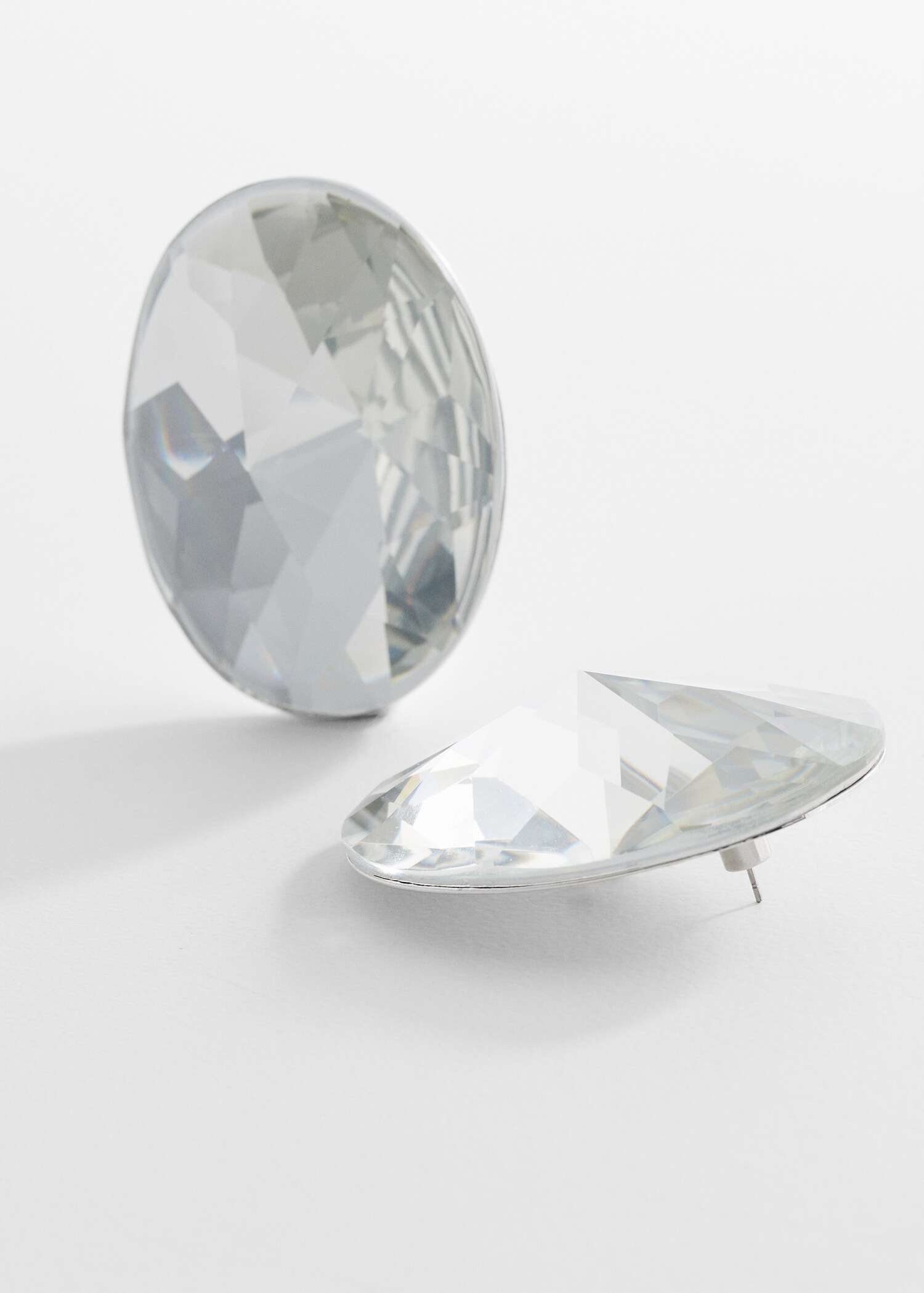 Maxi faceted crystal earrings - Details of the article 1