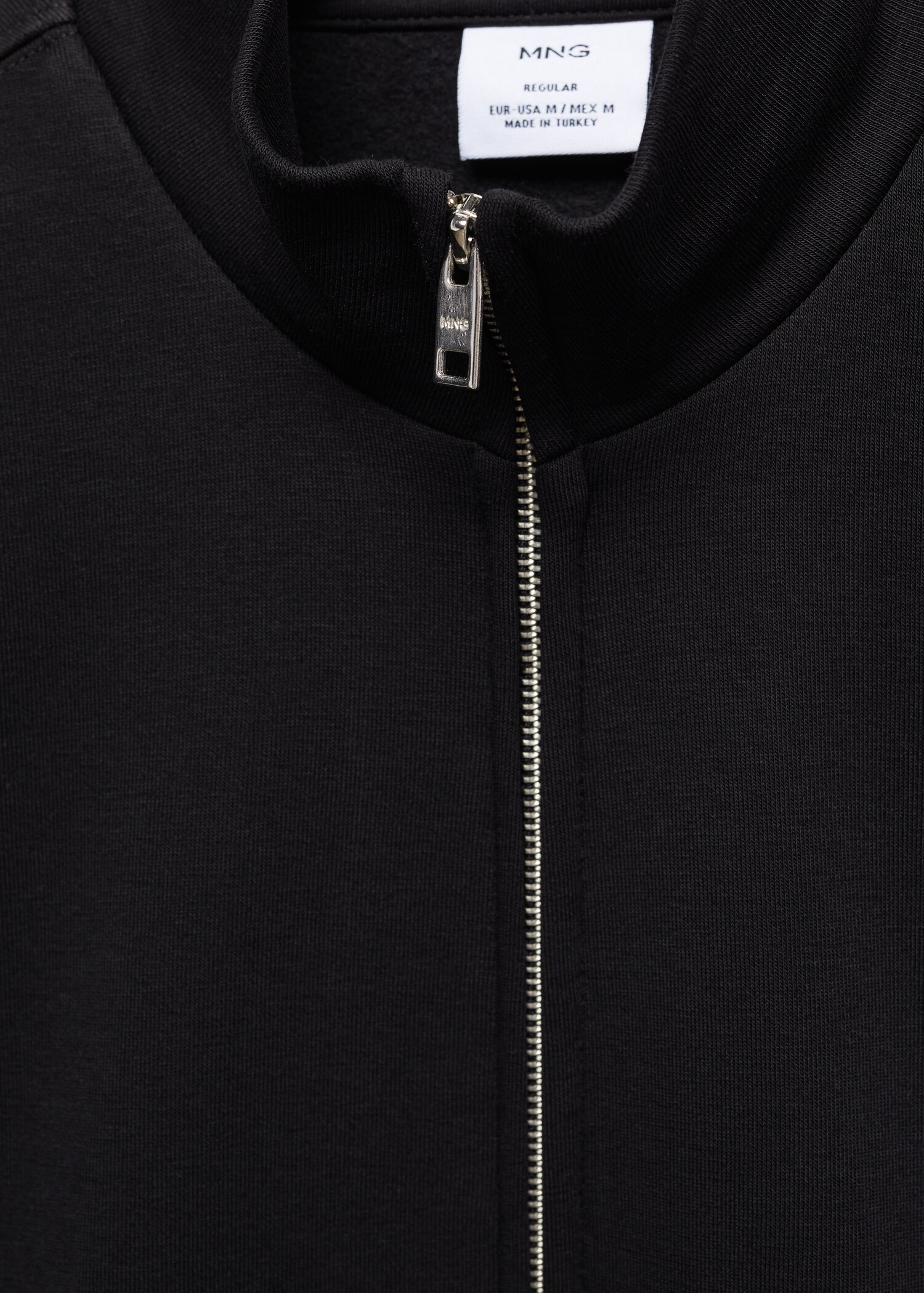 Zipper cotton sweater - Details of the article 8
