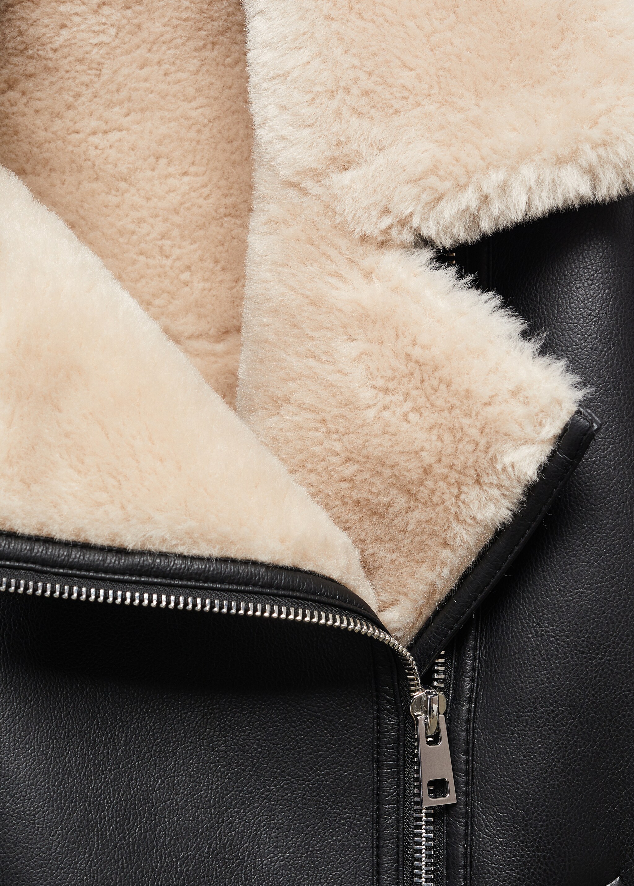 Faux shearling-lined jacket - Details of the article 8