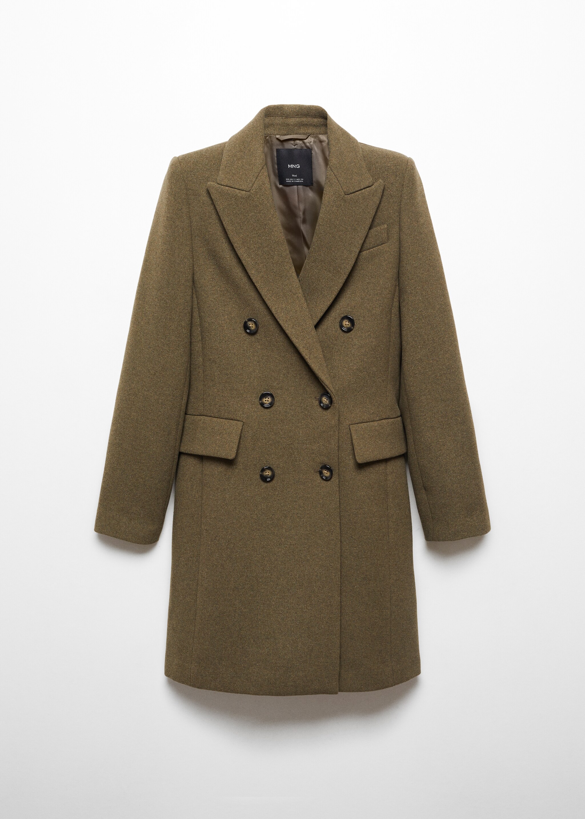 Manteau en laine à double boutonnage - Article sans modèle