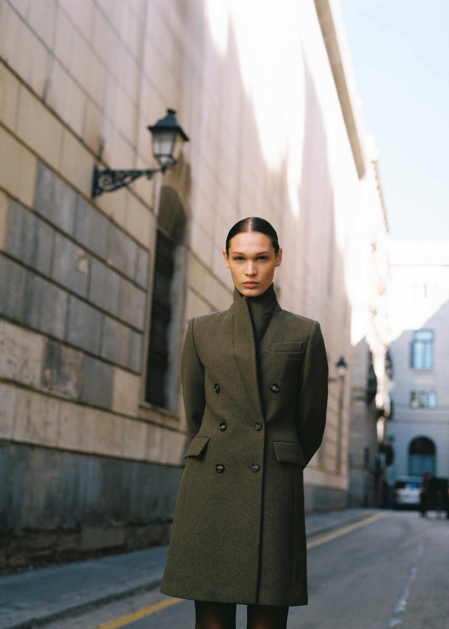 Manteau en laine à double boutonnage - Détail de l'article 3