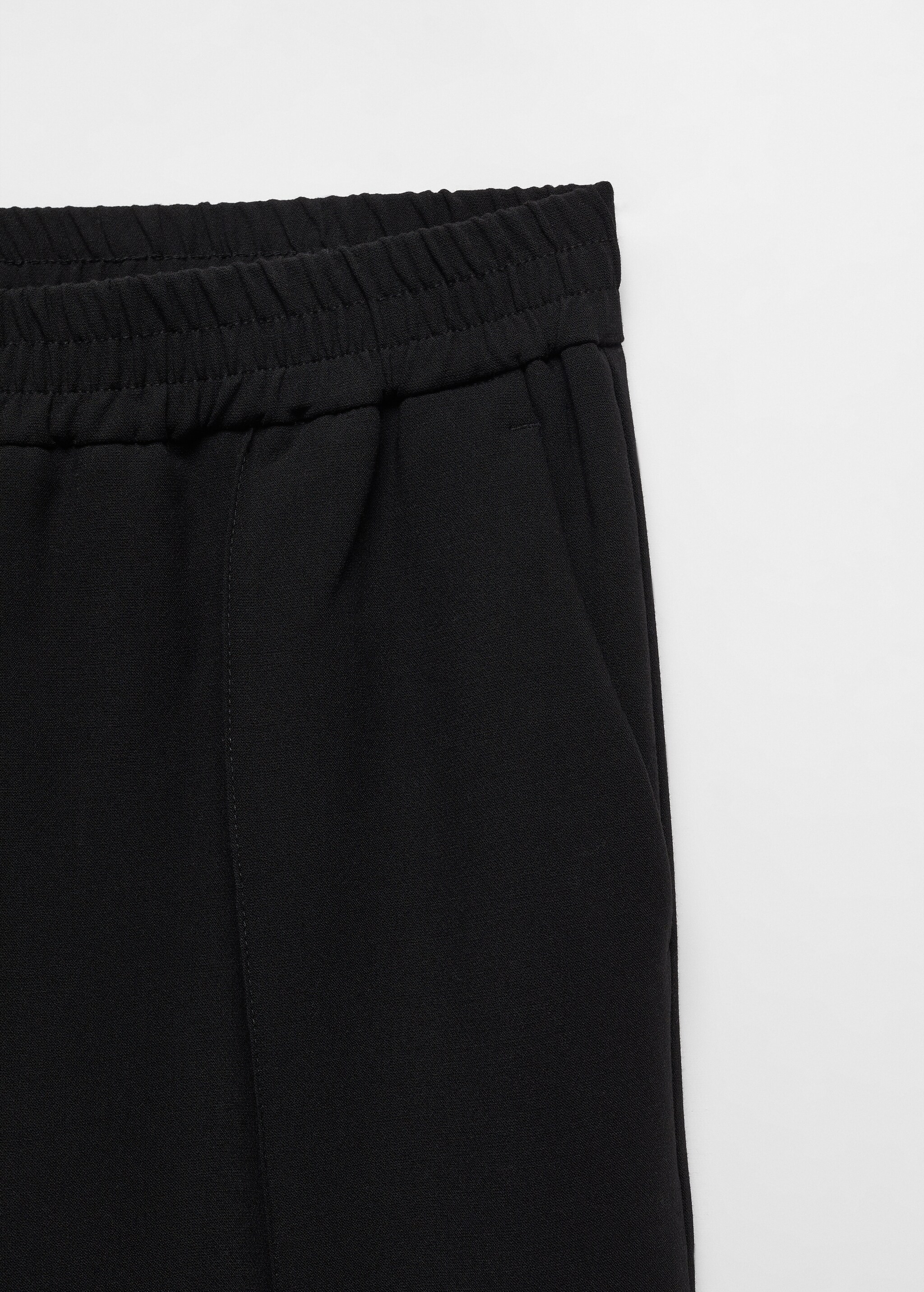 Elastic-waist straight trousers - Details of the article 8