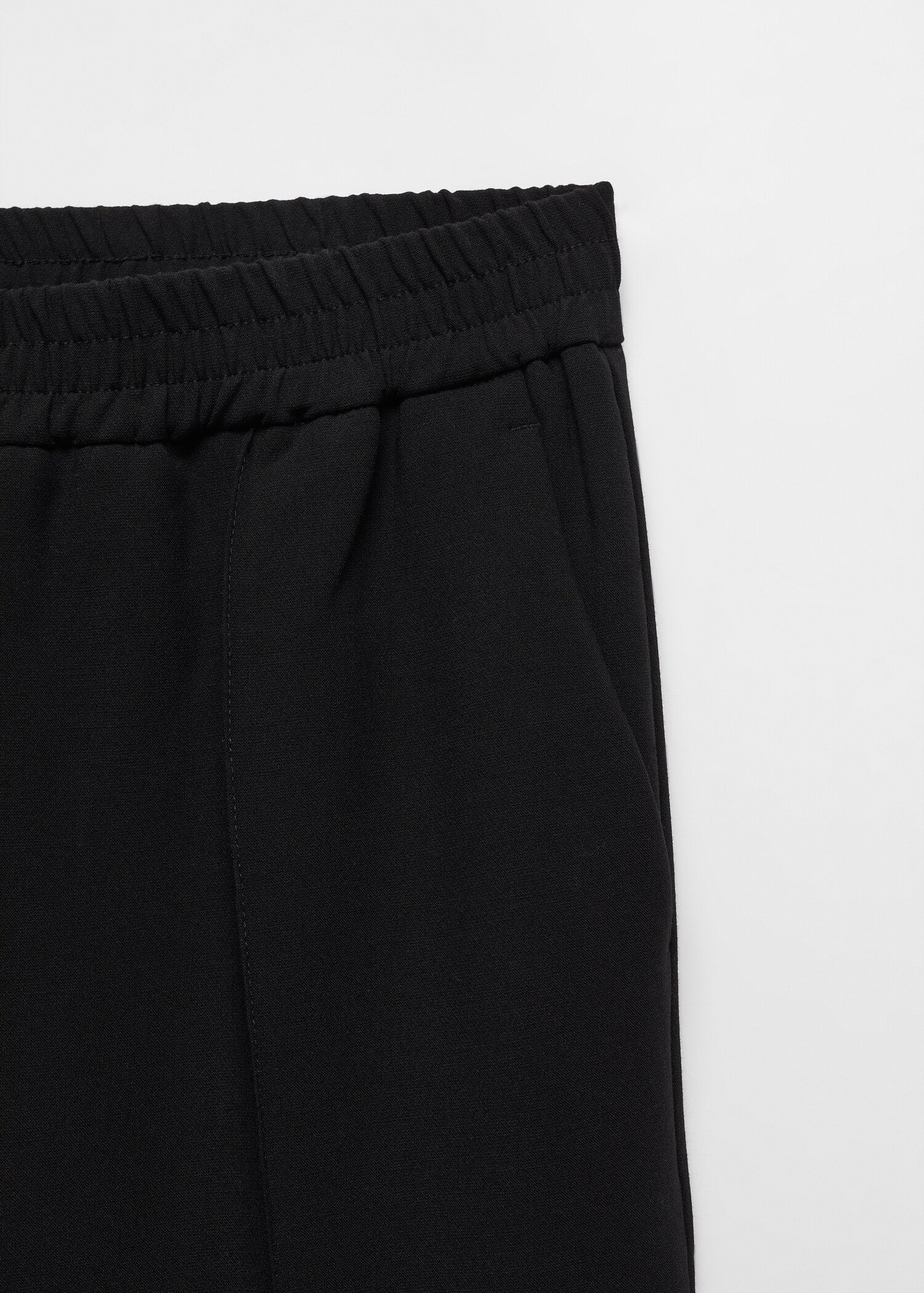 Elastic-waist straight pants - Details of the article 8