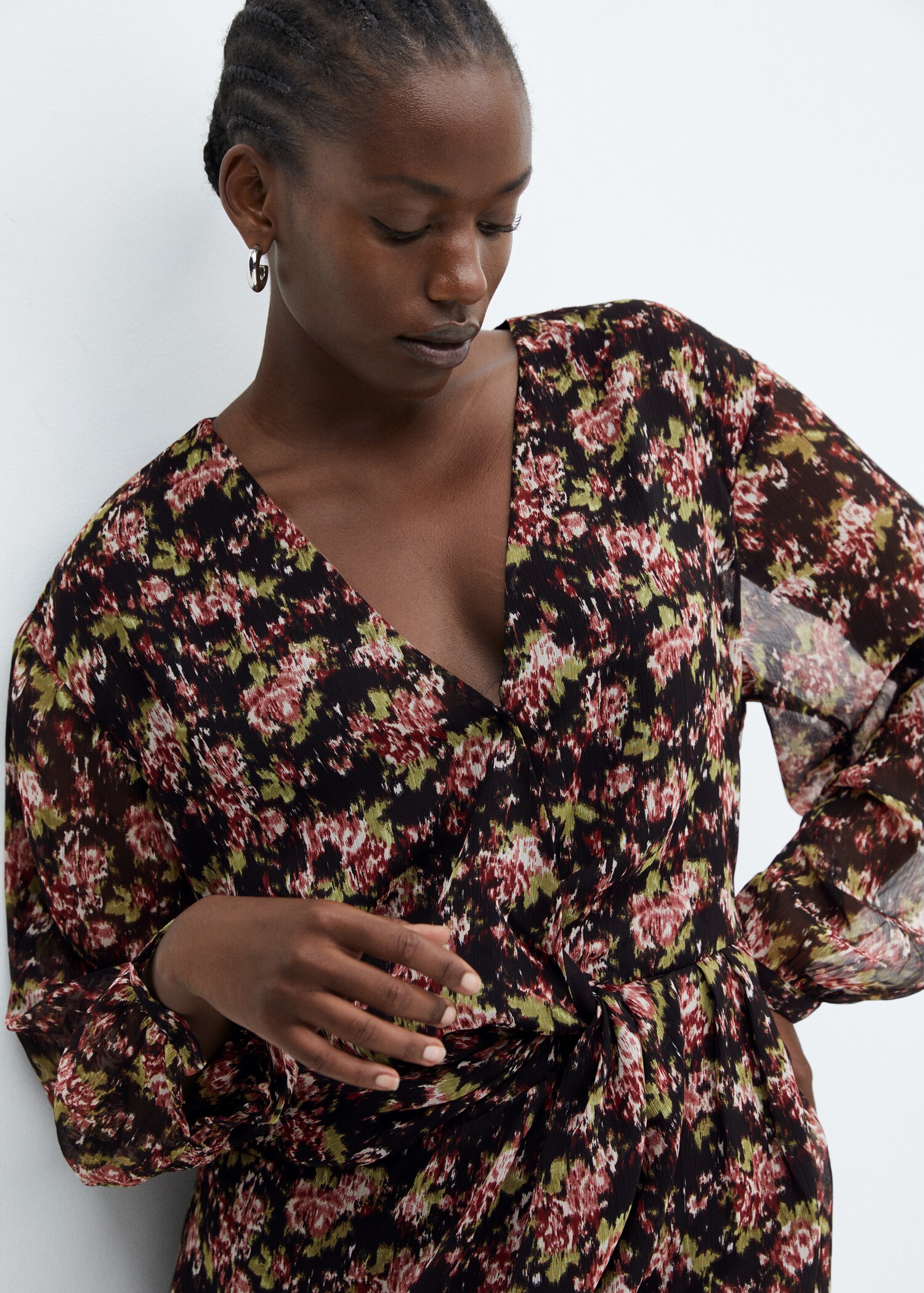Vestido estampado nudo - Detalle del artículo 4