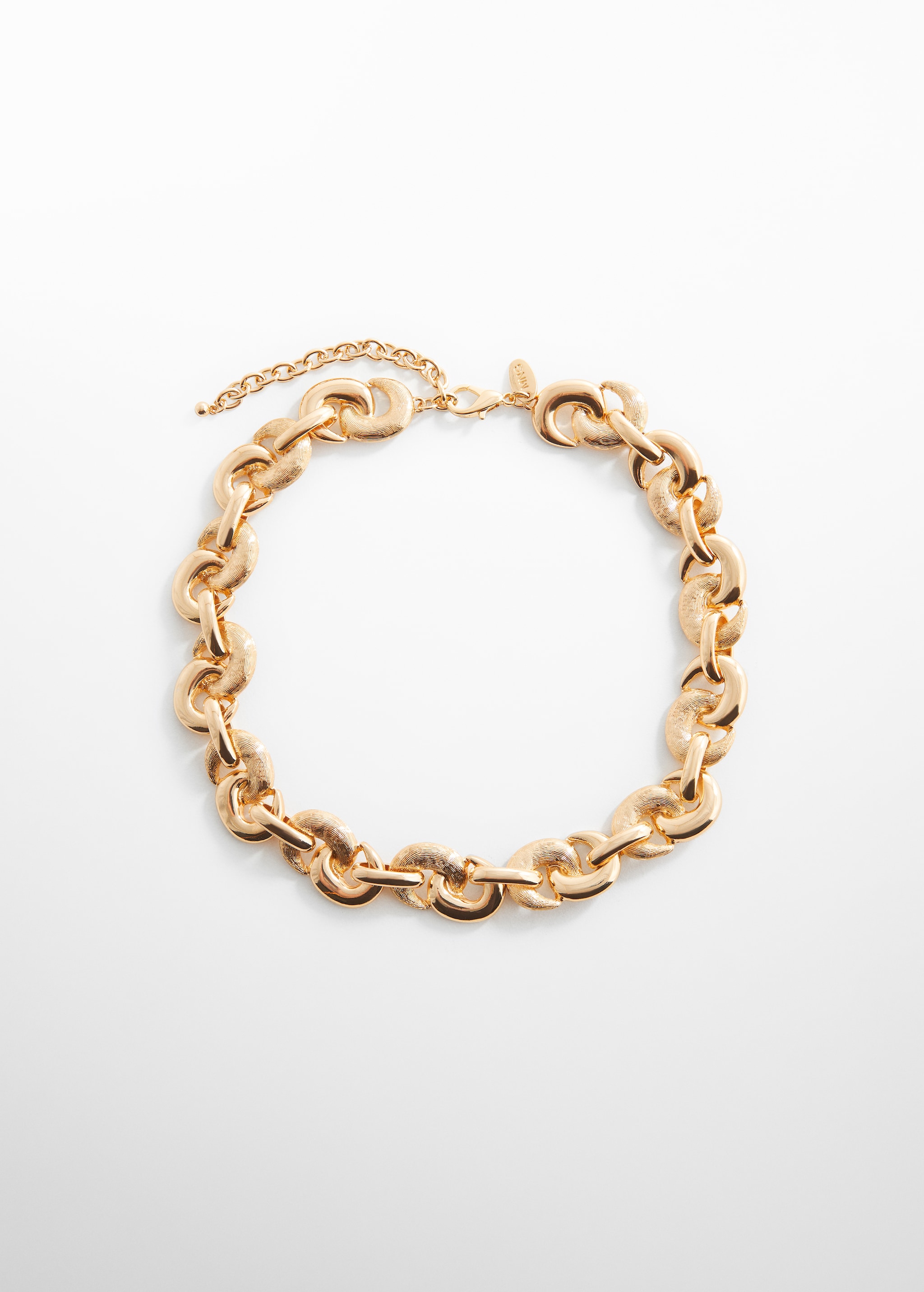 Textured chain necklace - Article without model