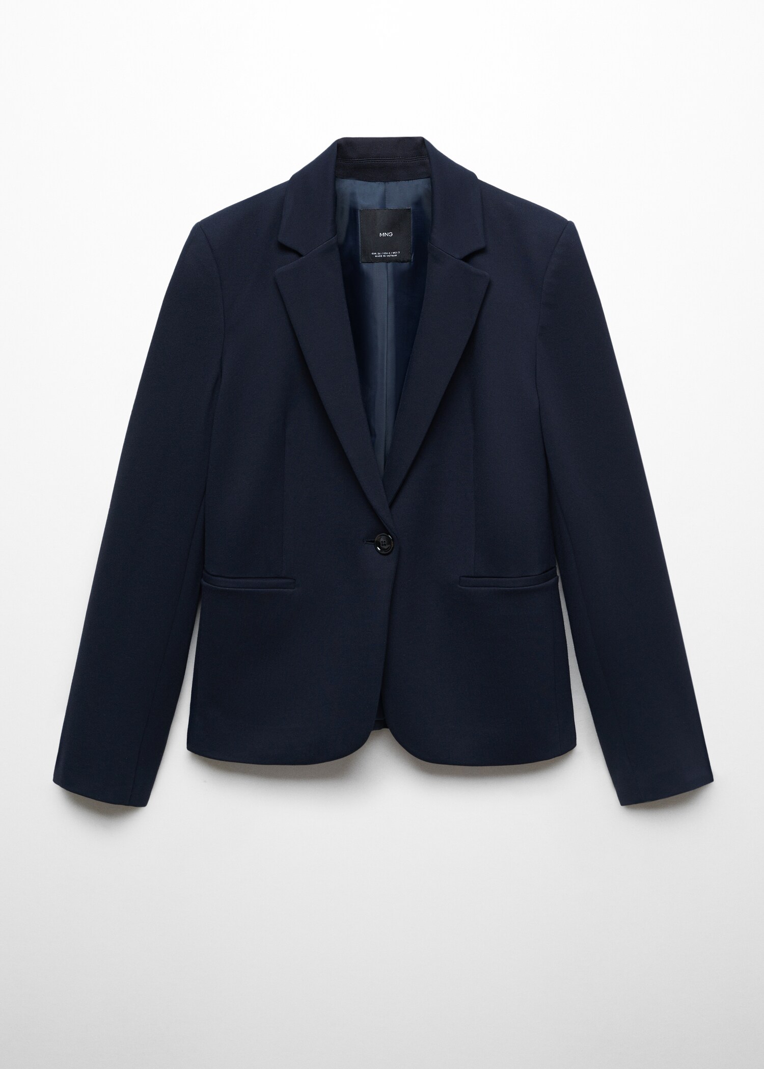 Blazer entallada punto roma - Artículo sin modelo