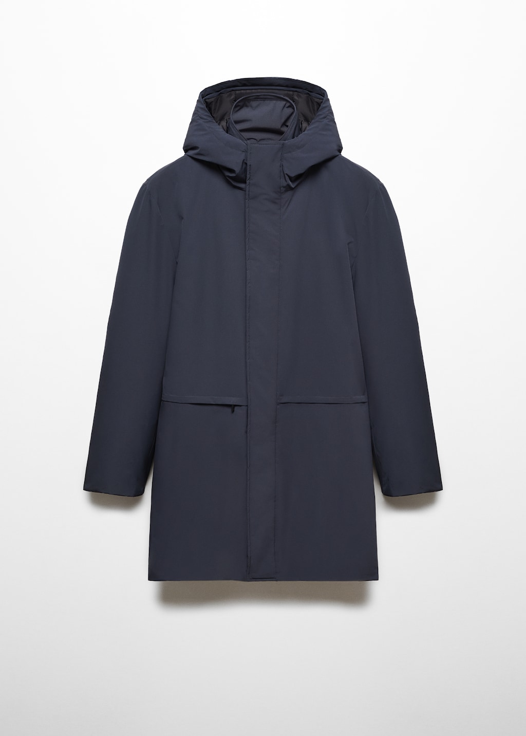 Navy padded parka 2025