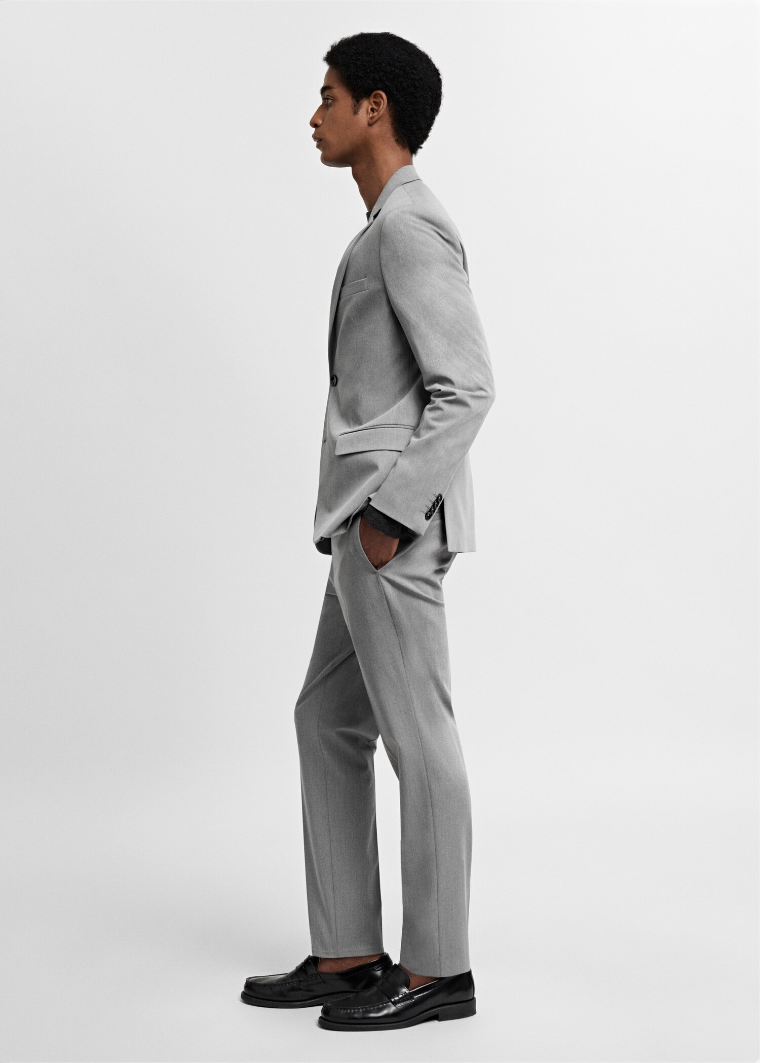 Костюмный пиджак París super slim fit - Деталь изделия 2