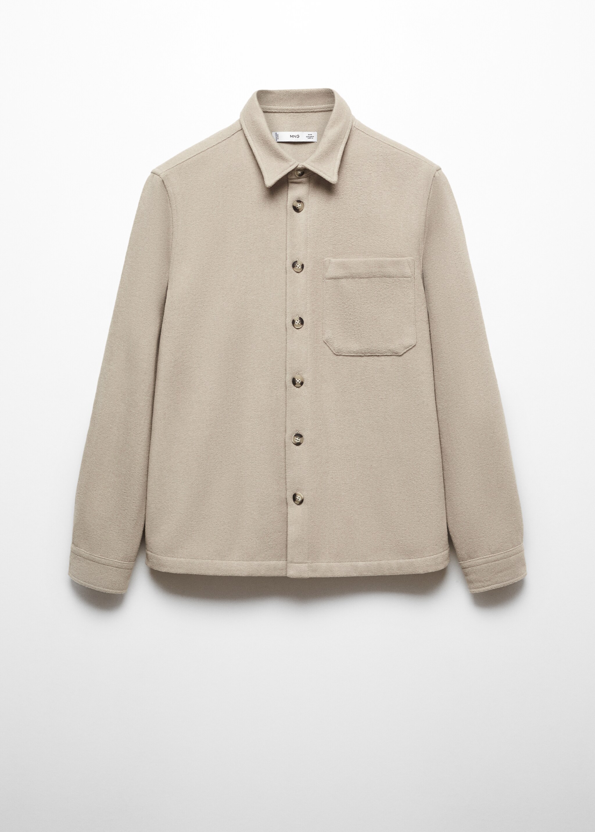 Regular-fit overshirt with pocket - Article without model