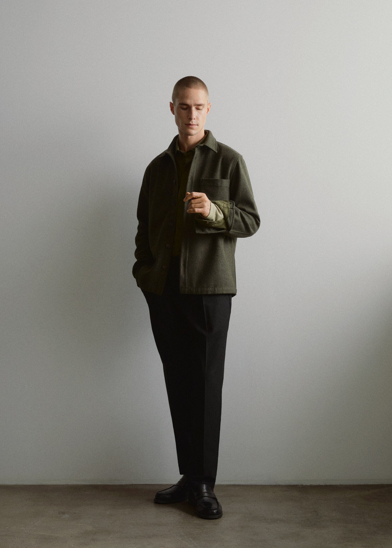 Regular Fit-Overshirt mit Tasche - Herren | MANGO Deutschland