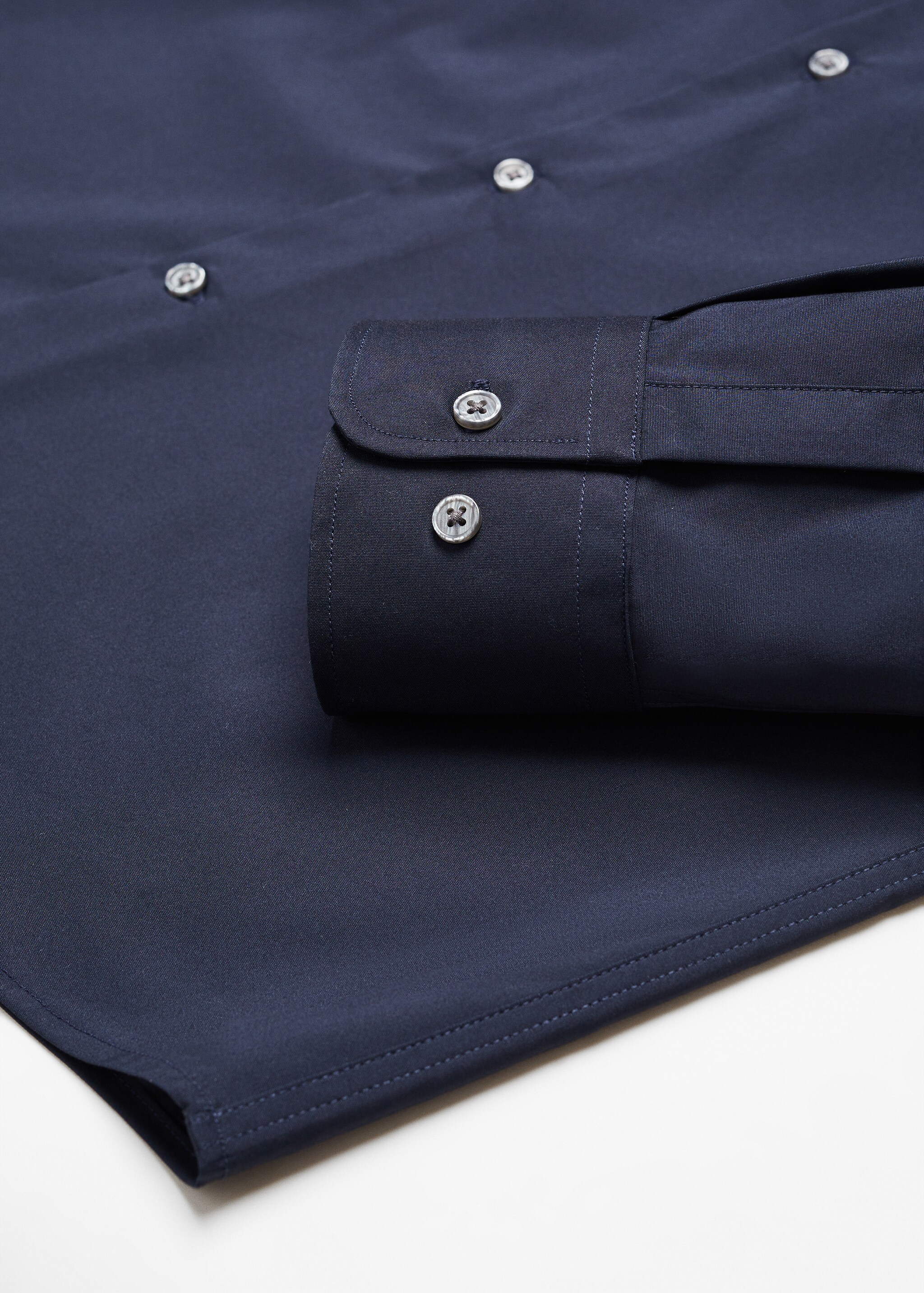 Regular-fit stretch cotton shirt - Details of the article 8