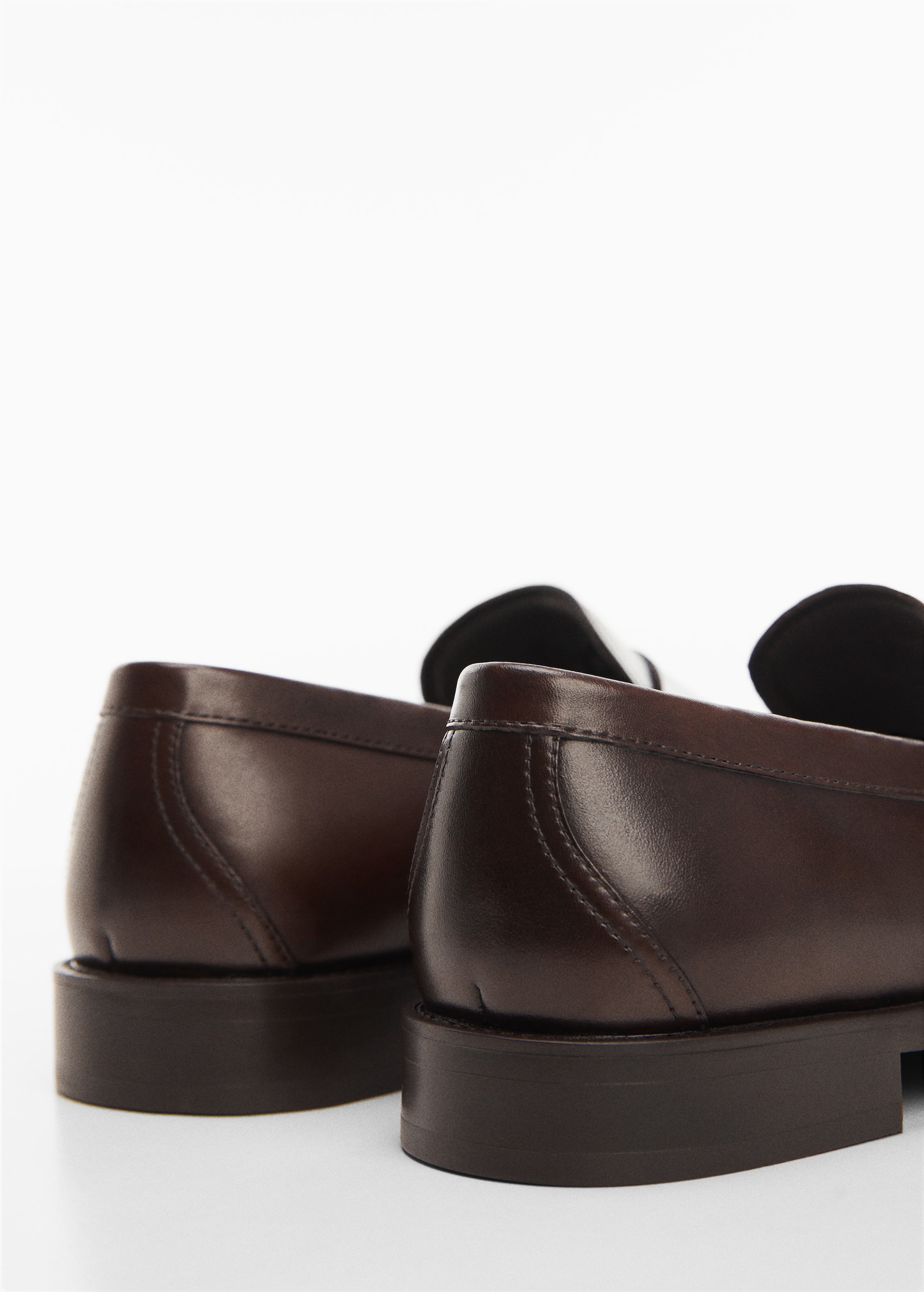 Aged-leather loafers - Details of the article 2