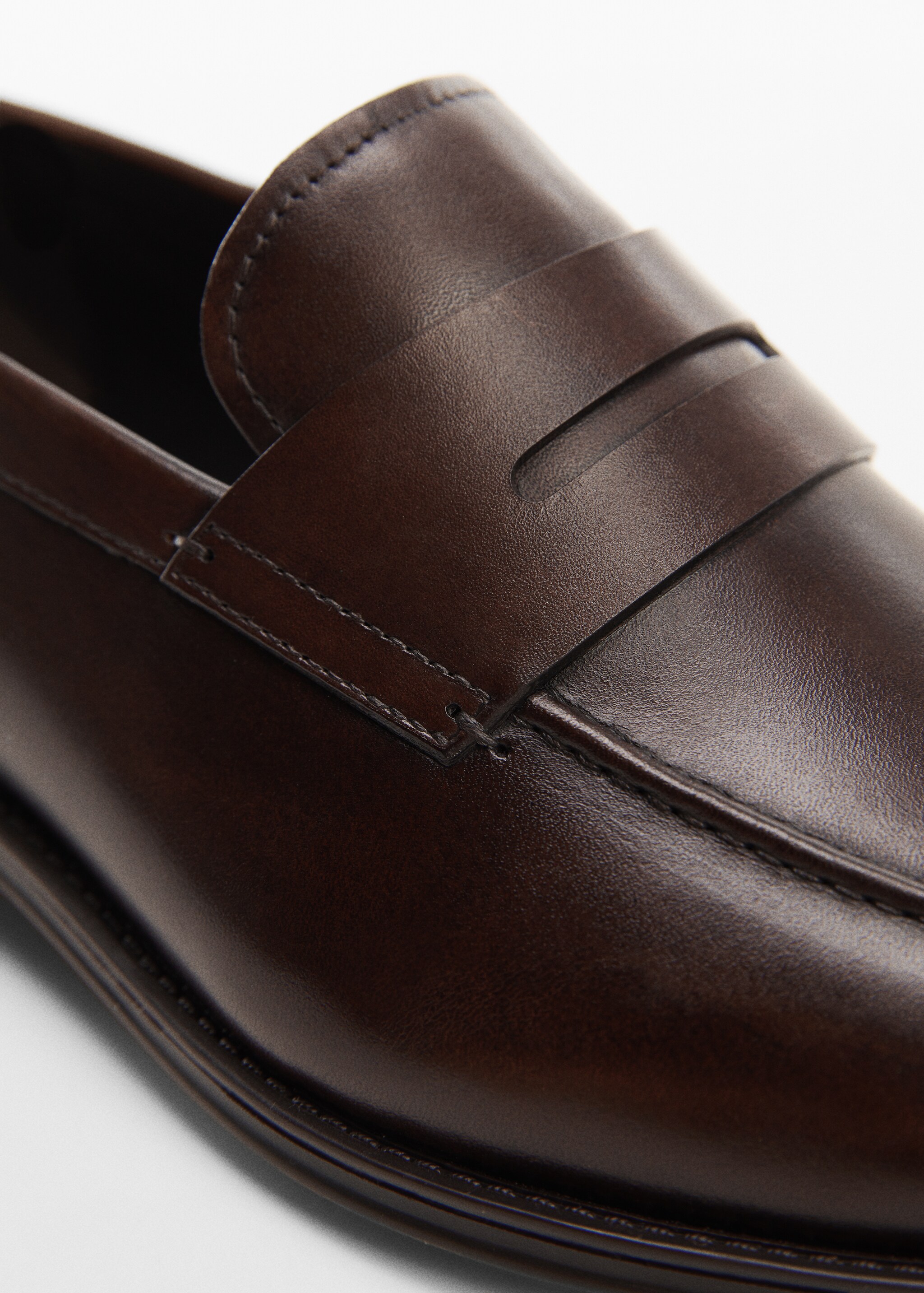 Aged-leather loafers - Details of the article 3
