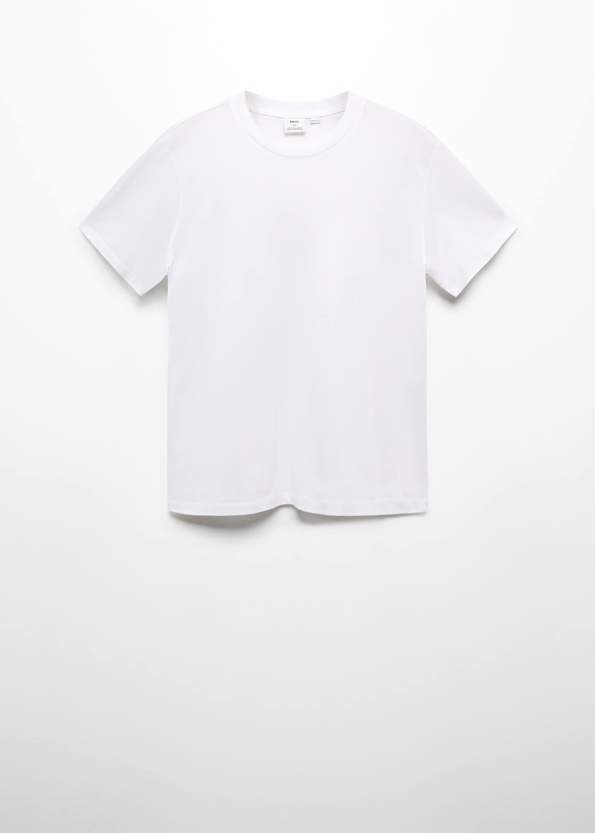 Mercerized slim fit T-shirt - Article without model