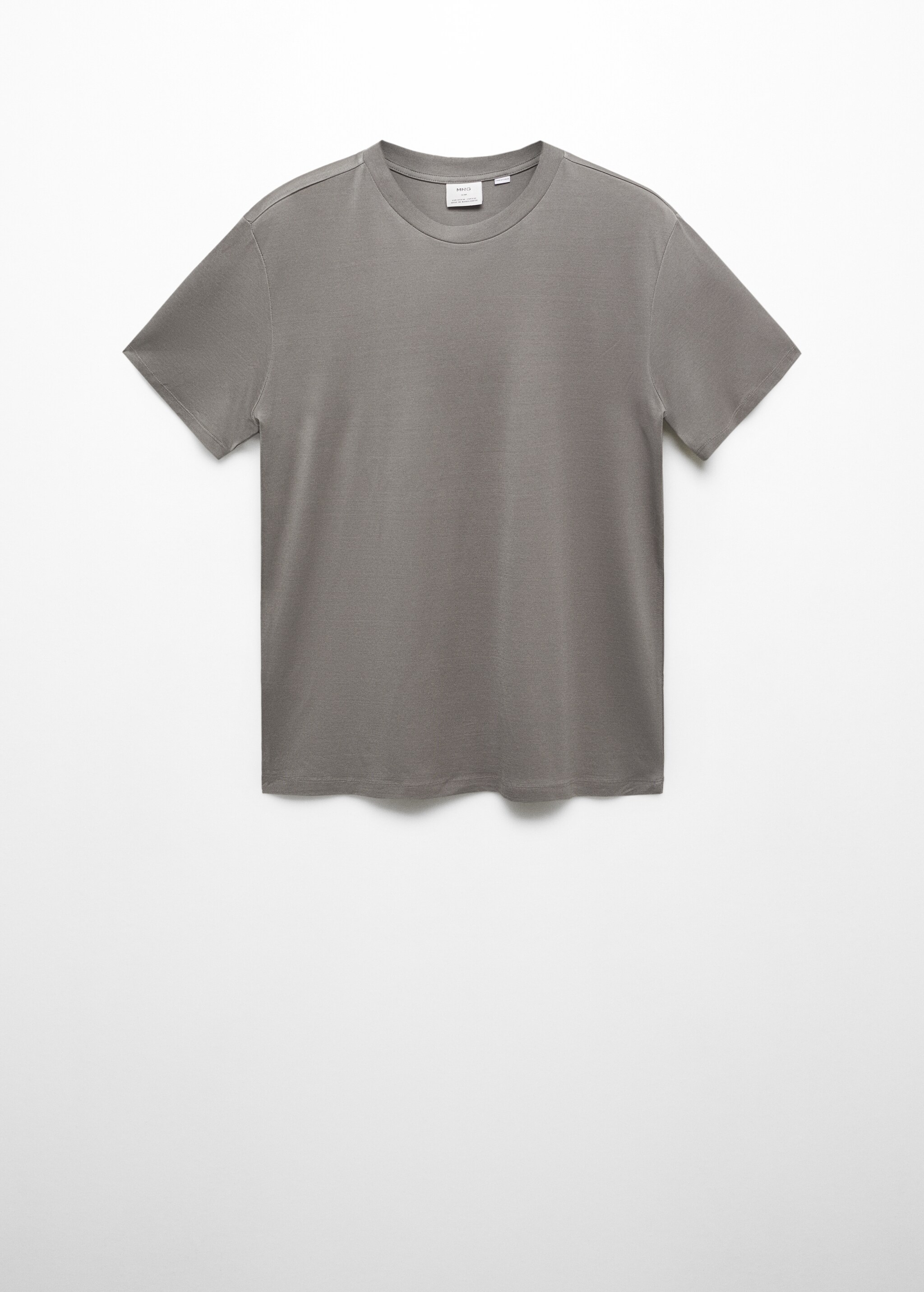 Мерсеризованная футболка slim fit - Изделие без модели