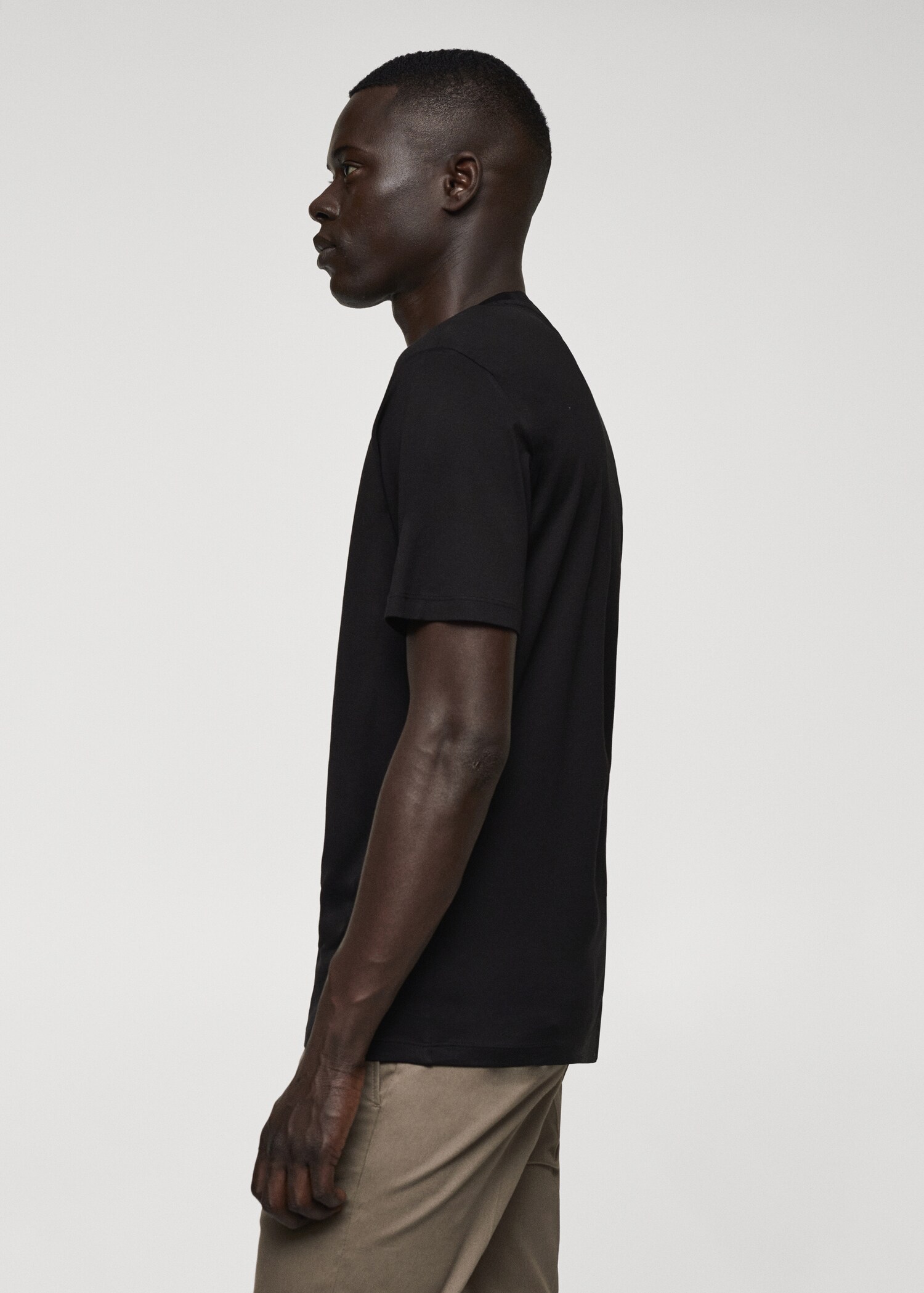 T-shirt slim-fit mercerisé - Détail de l'article 2