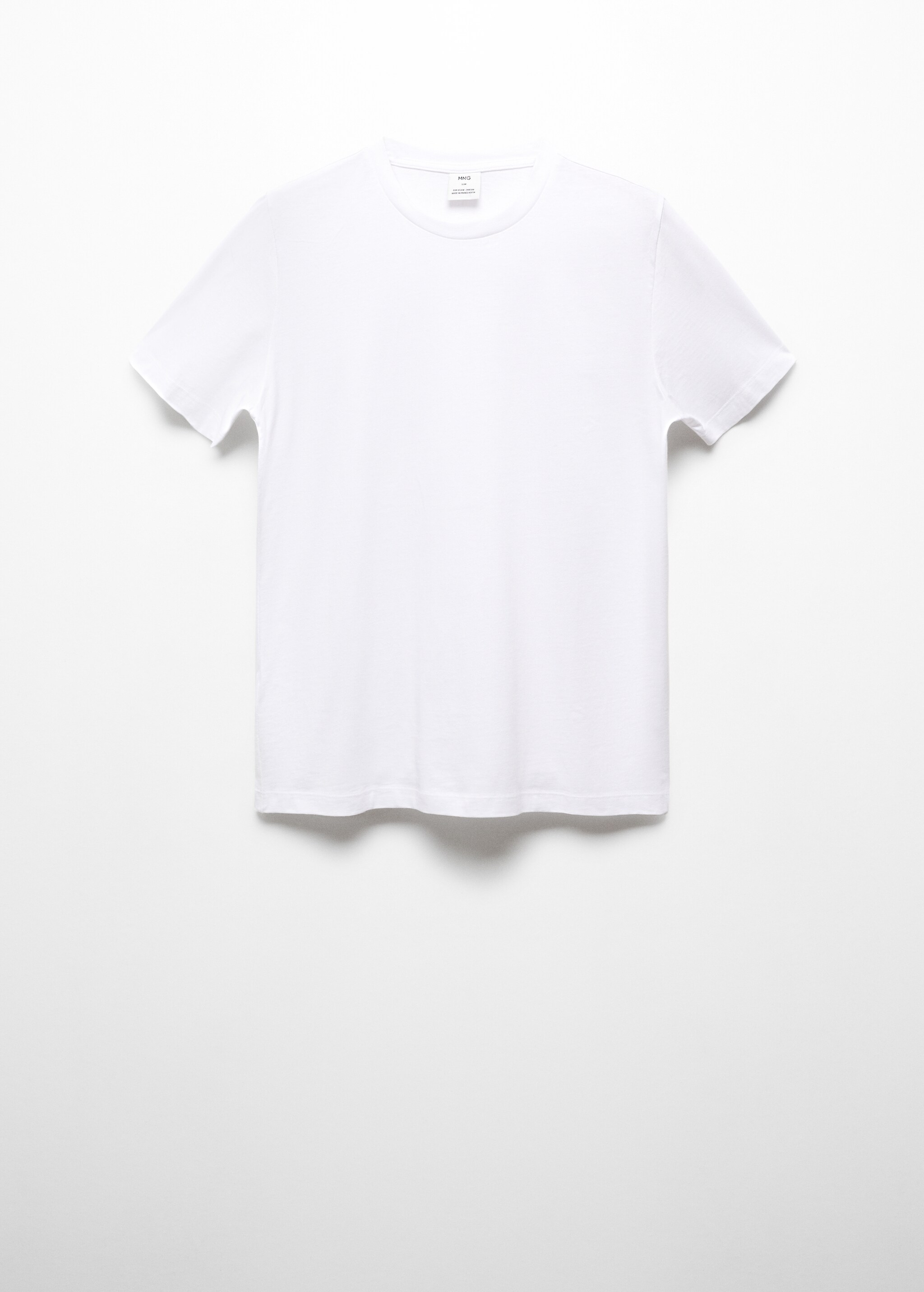 Basic-T-Shirt aus Stretchbaumwolle - Artikel ohne Model
