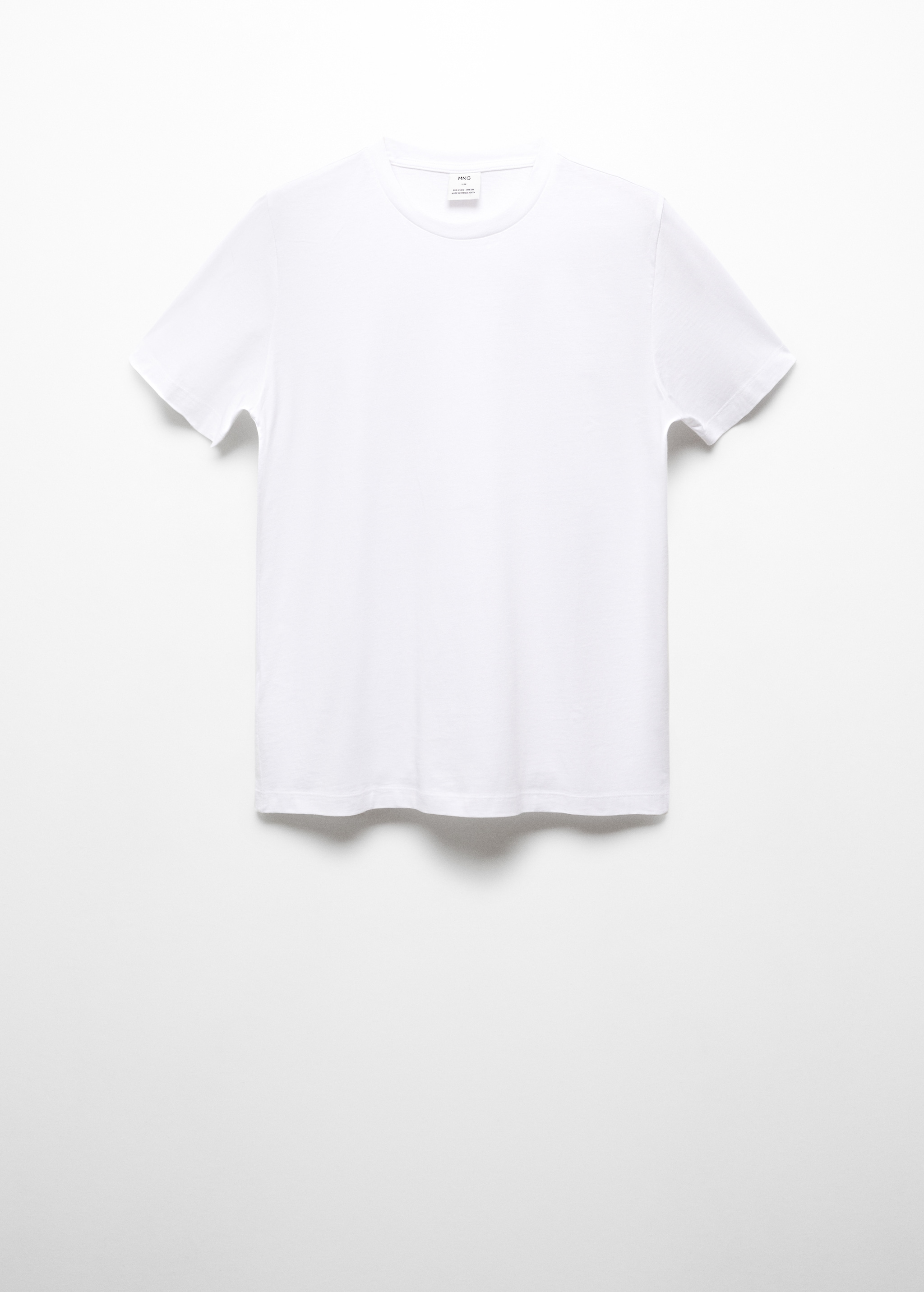 Basic cotton stretch T-shirt - Article without model