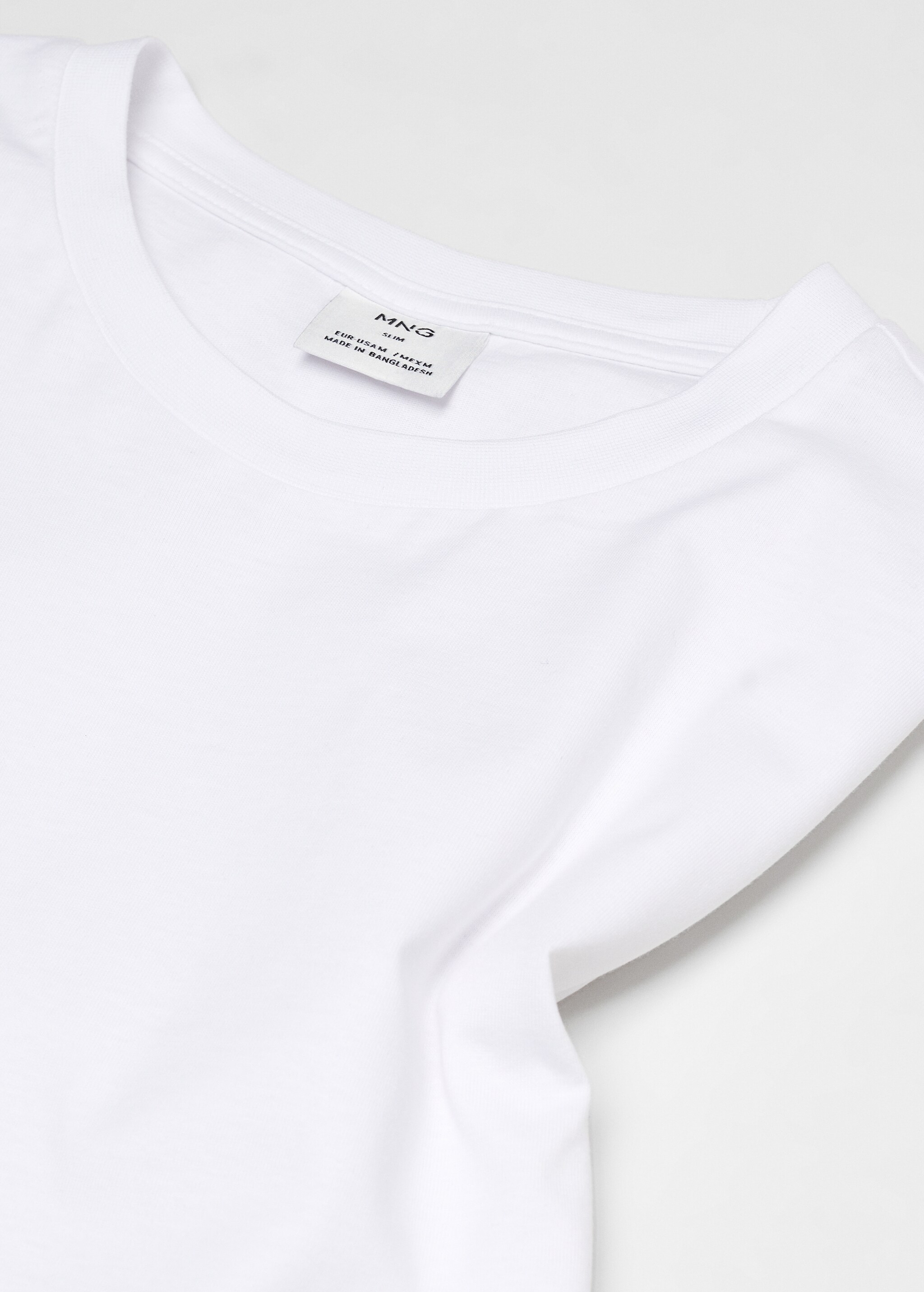 Basic cotton stretch T-shirt - Details of the article 8