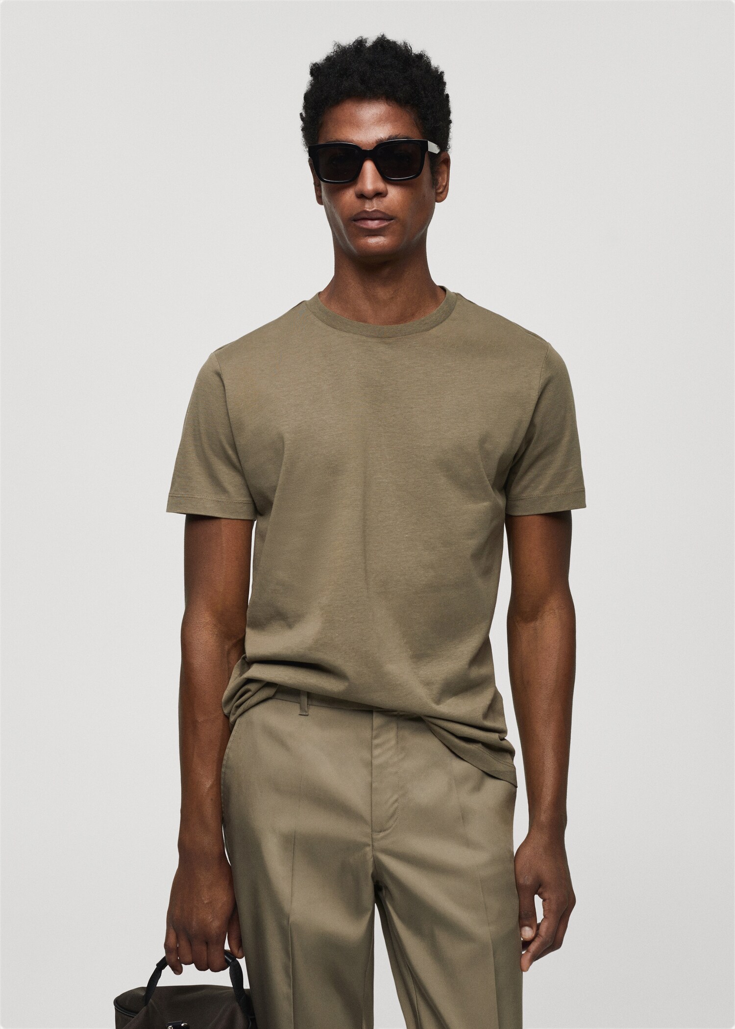 Camiseta básica algodón - Plano medio