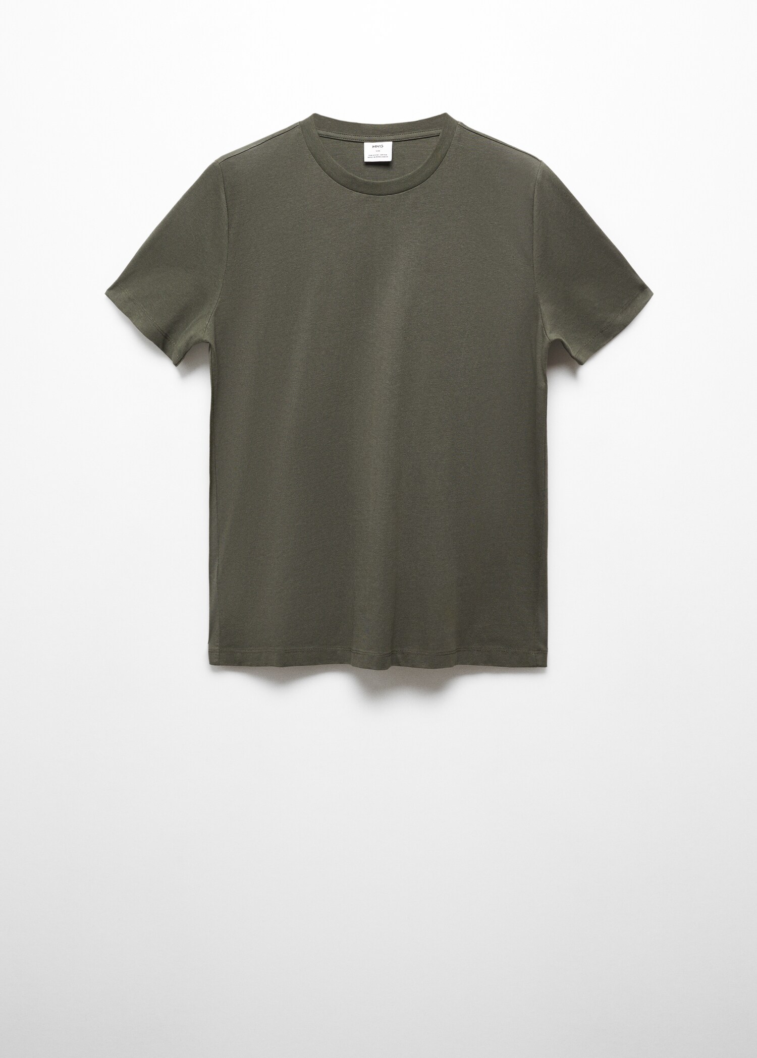 Basic cotton stretch T-shirt - Article without model