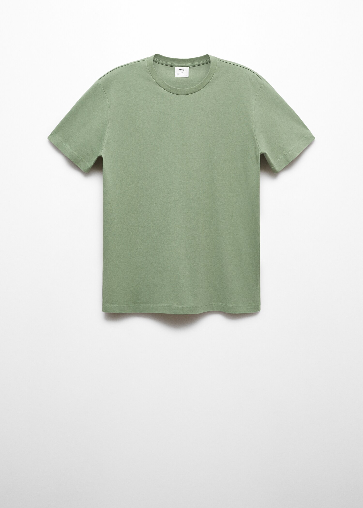 Basic cotton stretch T-shirt - Article without model