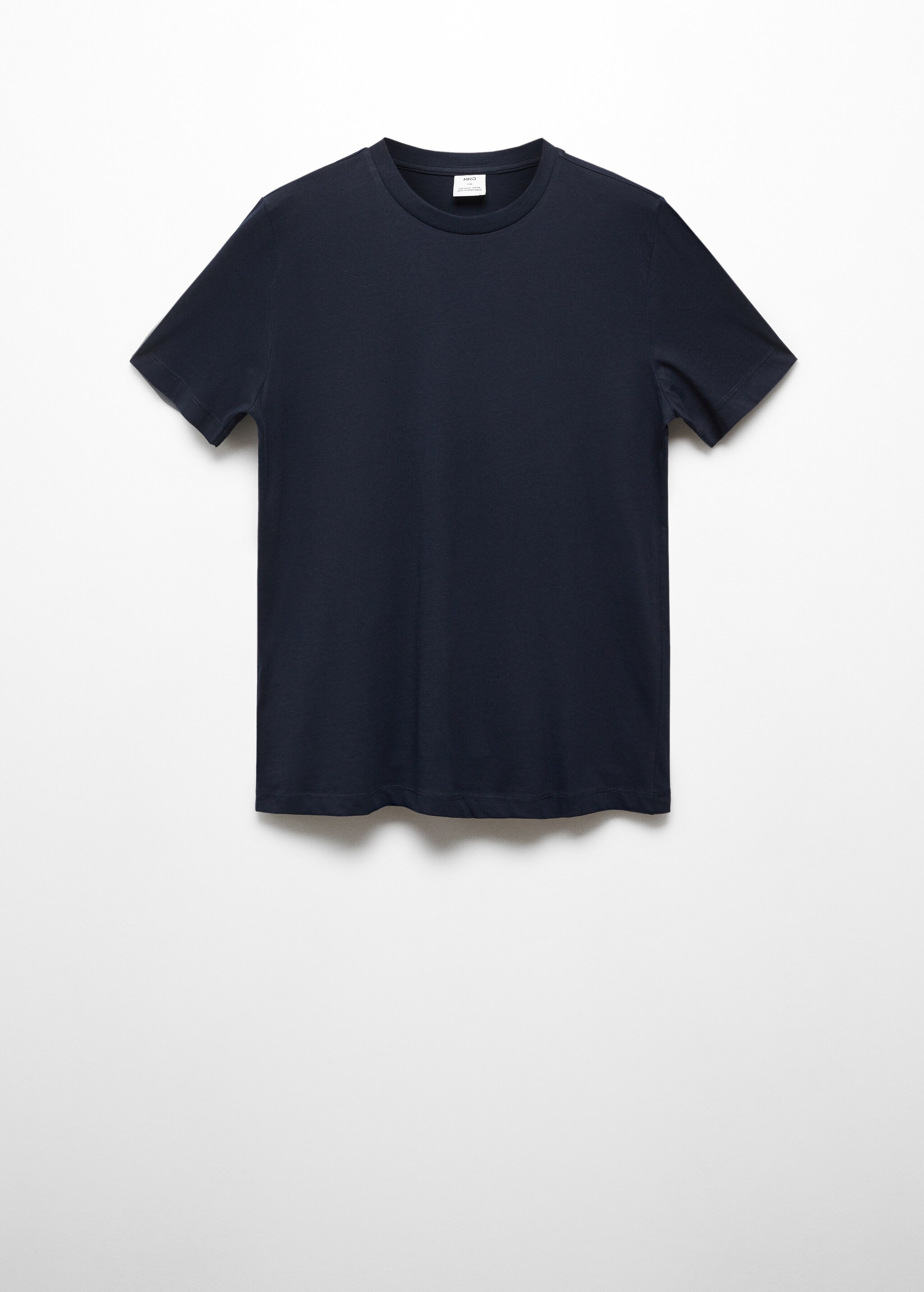 Basic cotton stretch T-shirt - Article without model