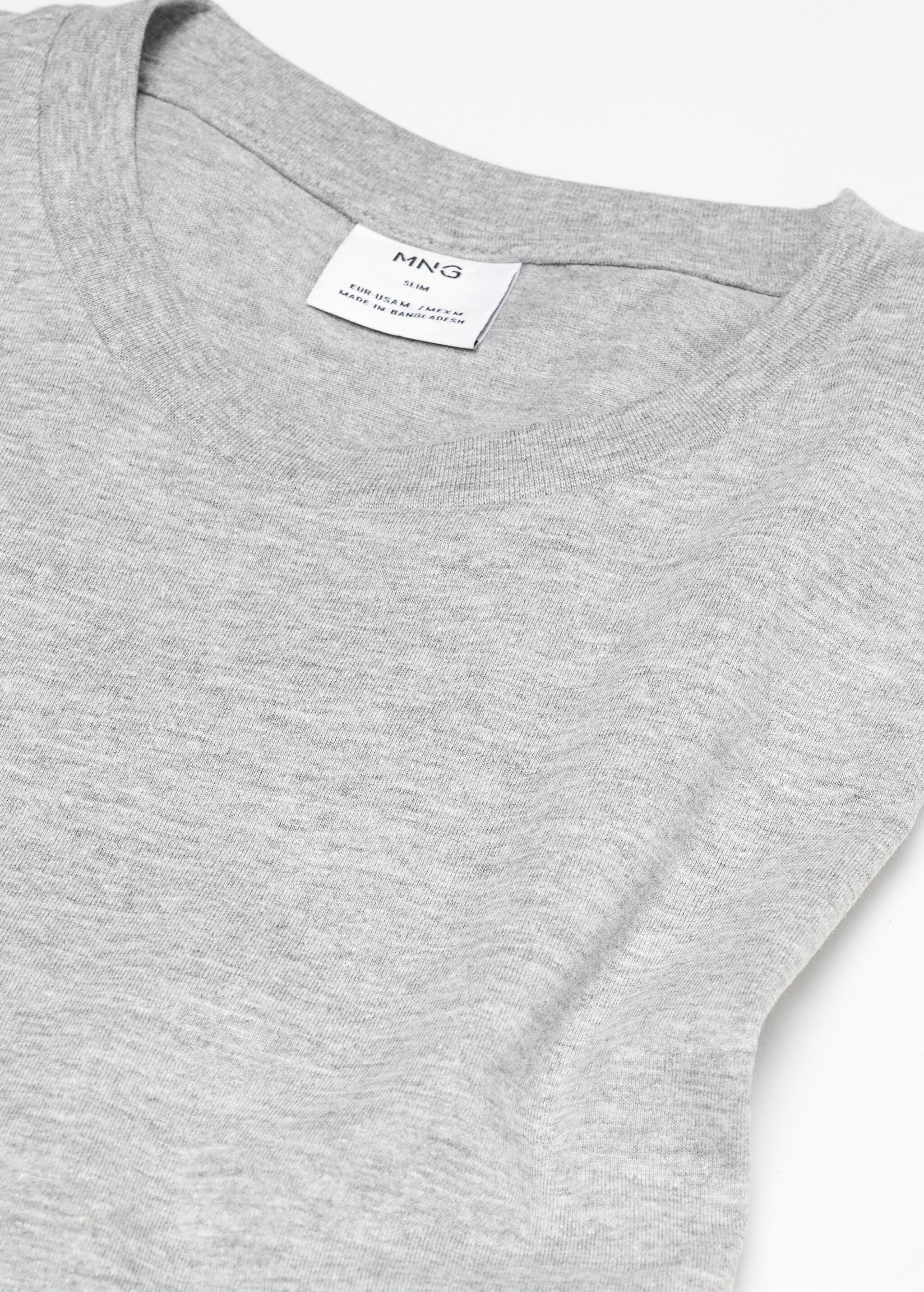Basic cotton stretch T-shirt - Details of the article 8