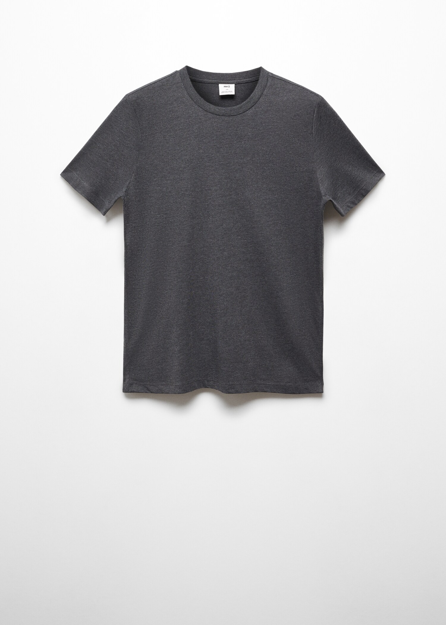 Basic cotton stretch T-shirt - Article without model