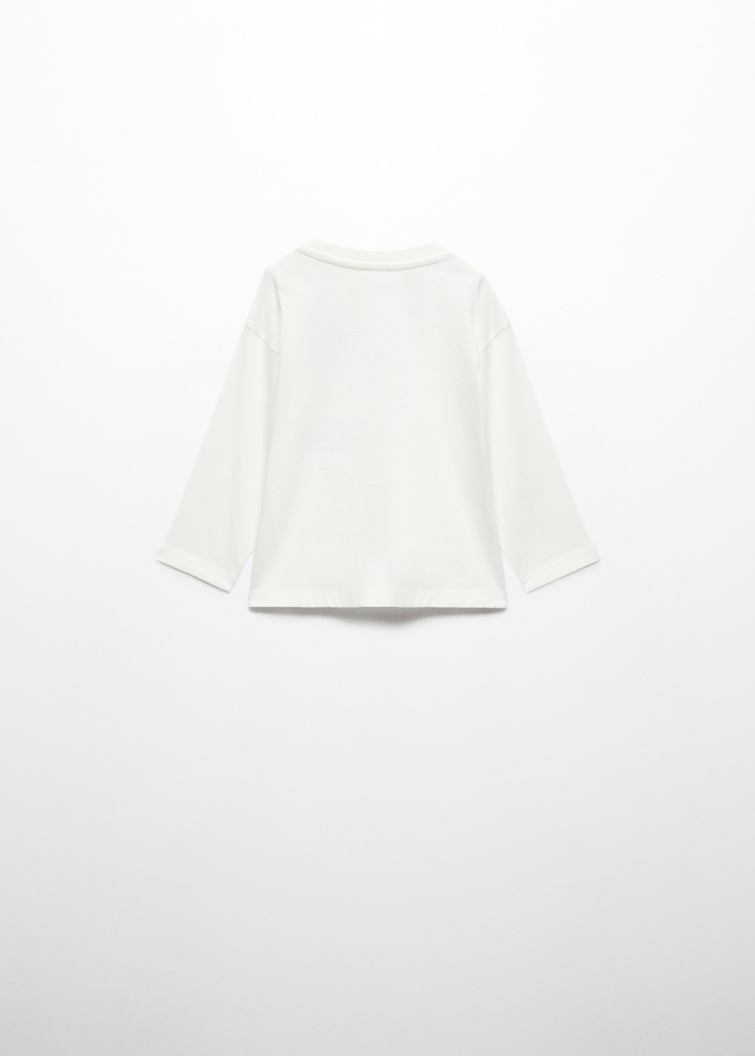 Tricou cu mânecă lungă și imprimeu - Spatele articolului