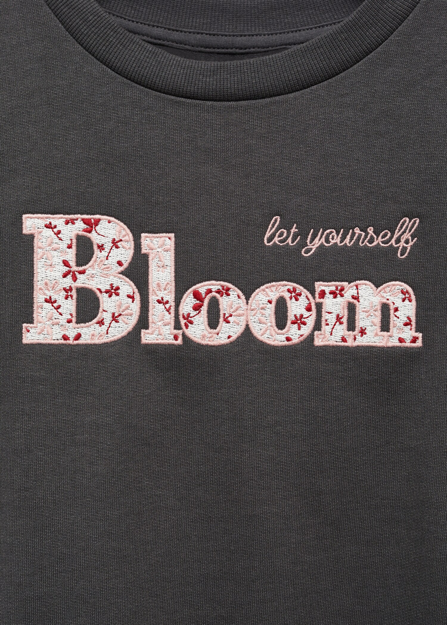 Embroidered message sweatshirt - Детальніше про товар 8