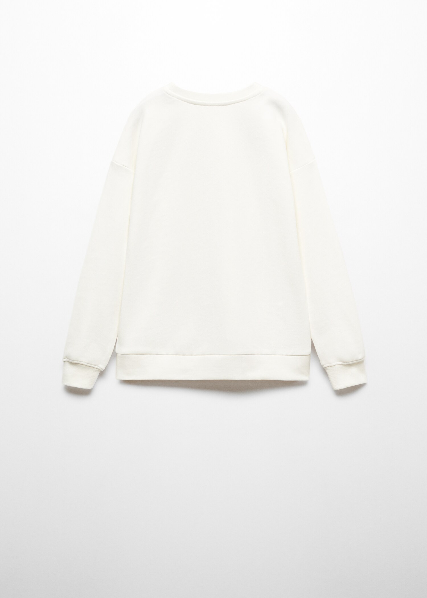 Sweatshirt mensagem algodão - Verso do artigo