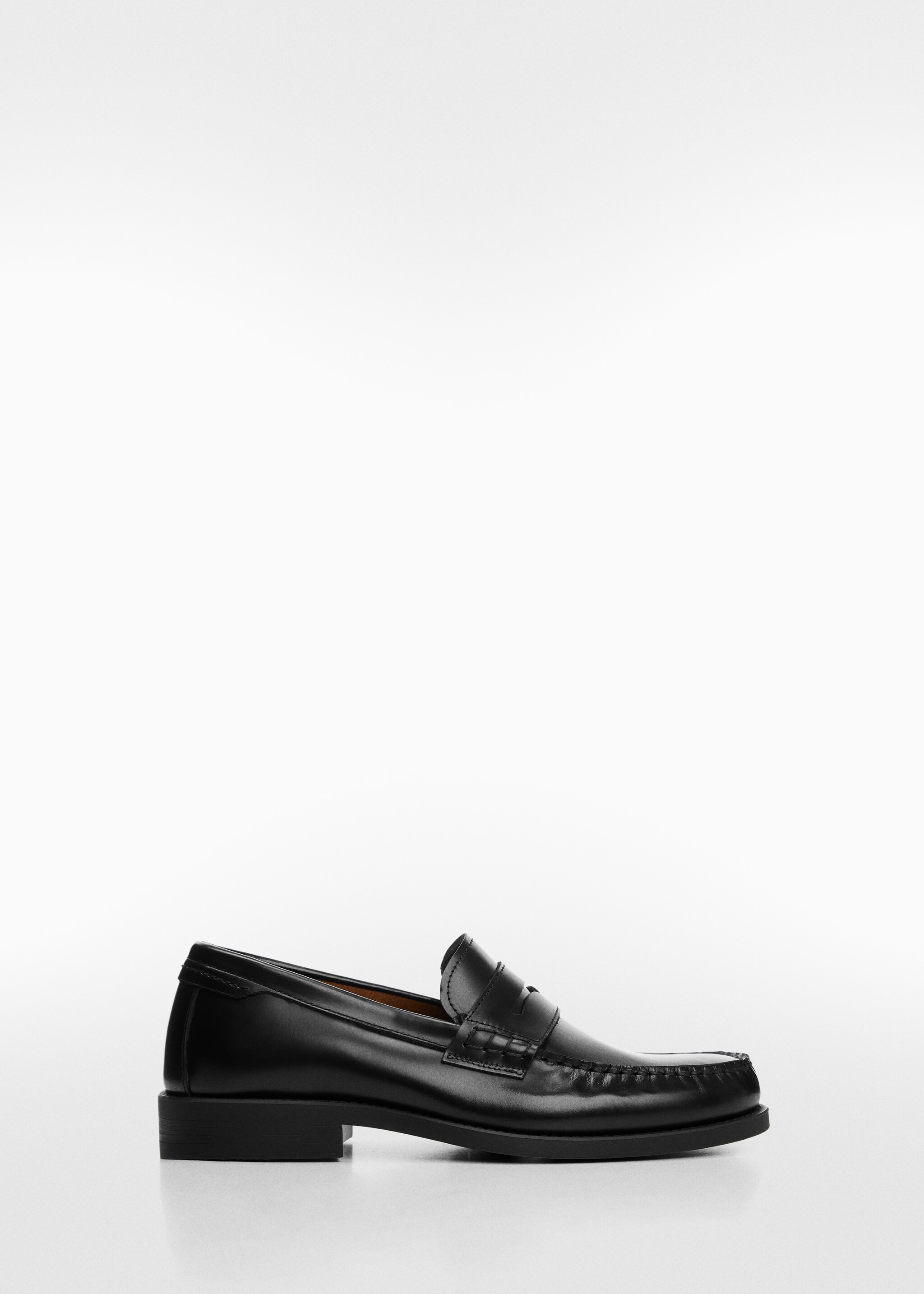 Aged-leather loafers - Article without model