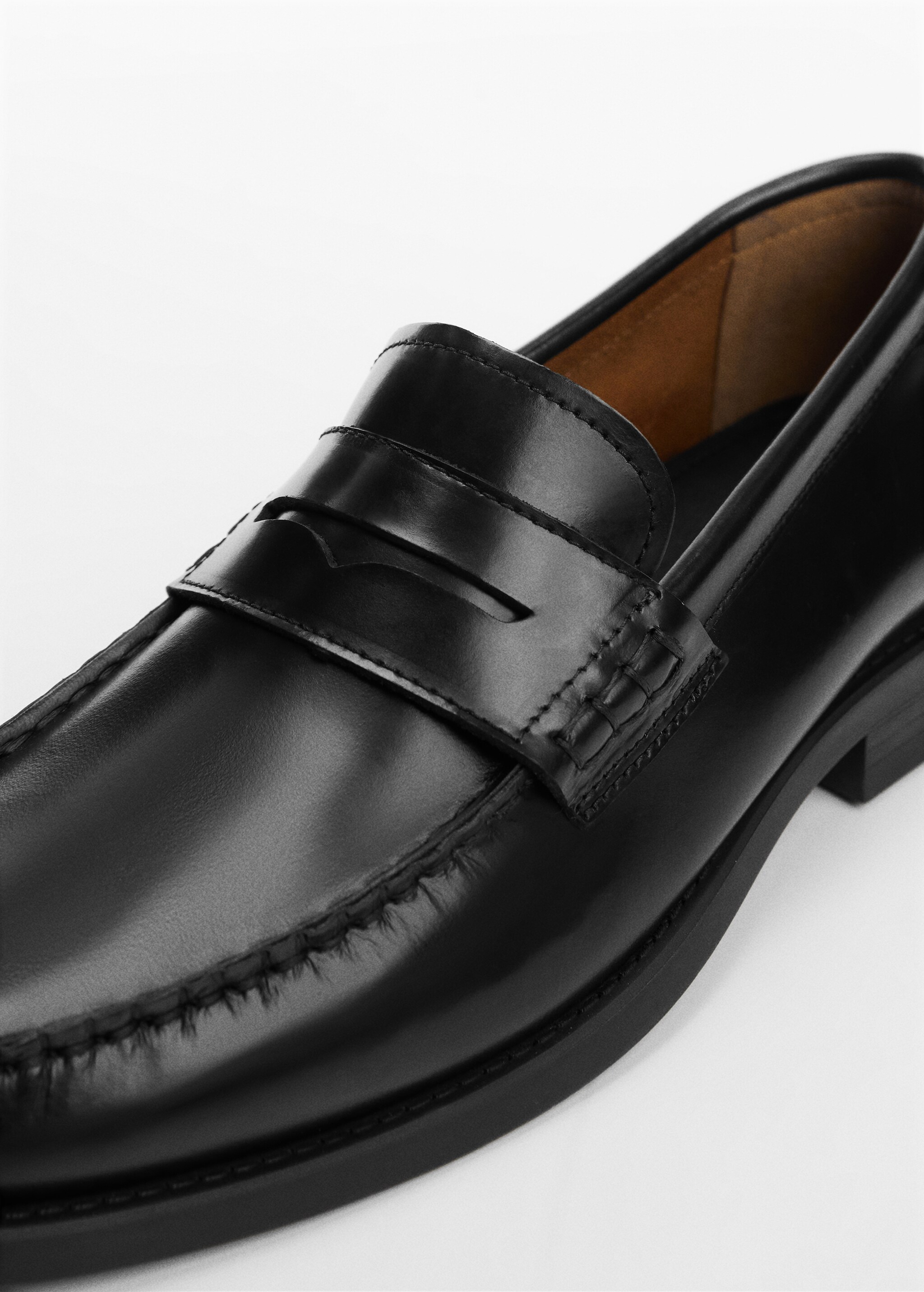 Aged-leather loafers - Details of the article 2