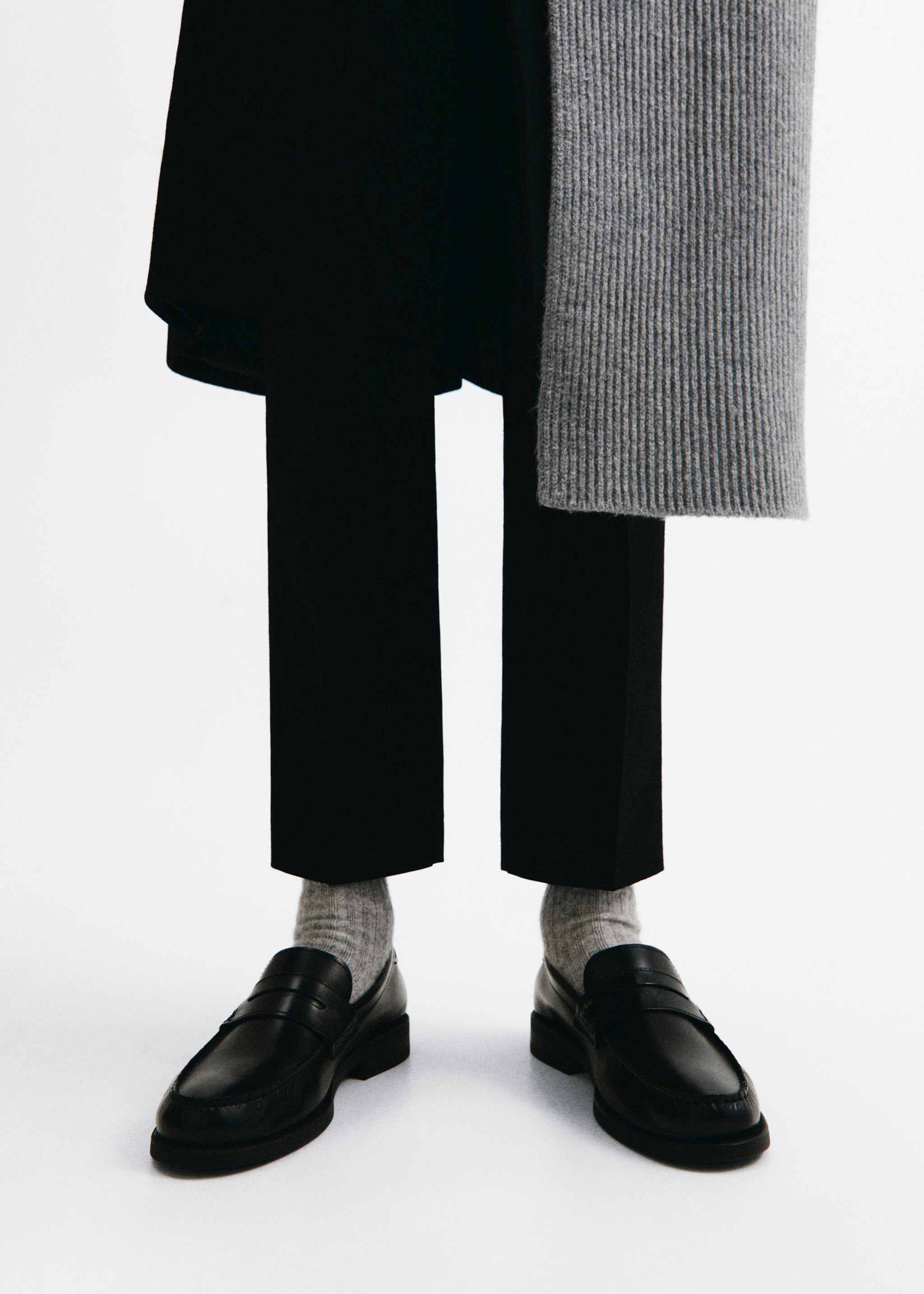 Aged-leather loafers - Details of the article 8