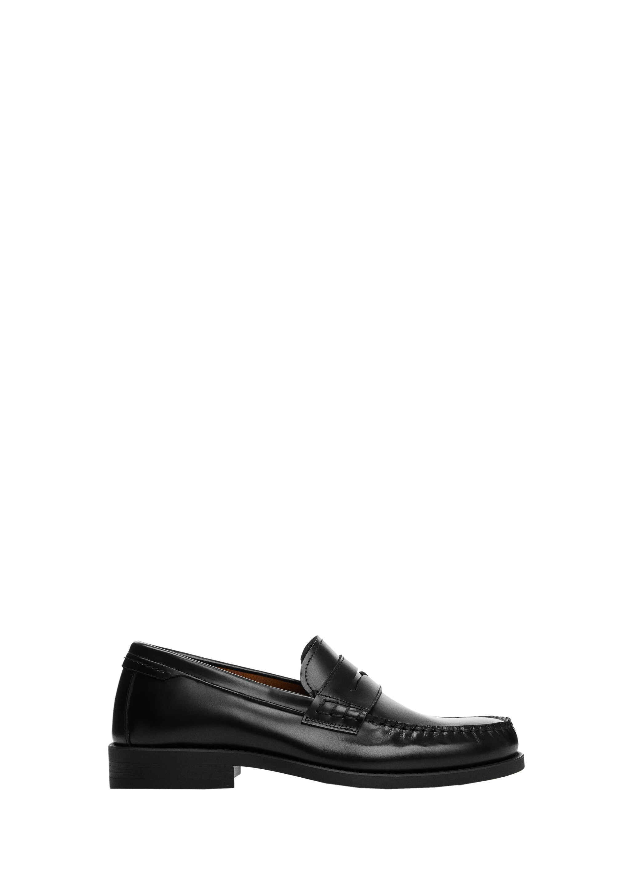Aged-leather loafers - Details of the article 9
