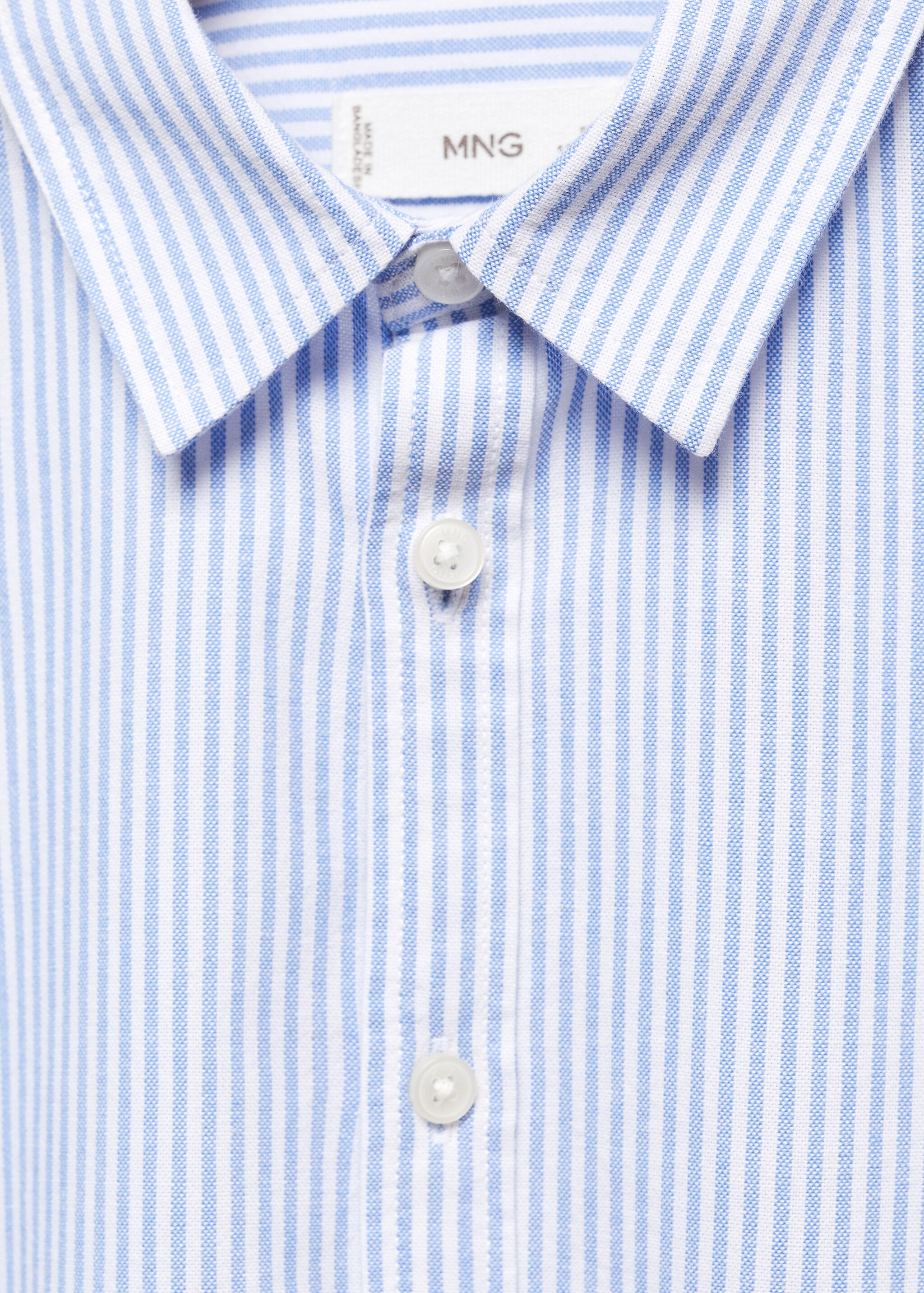Striped Oxford shirt - Details of the article 8