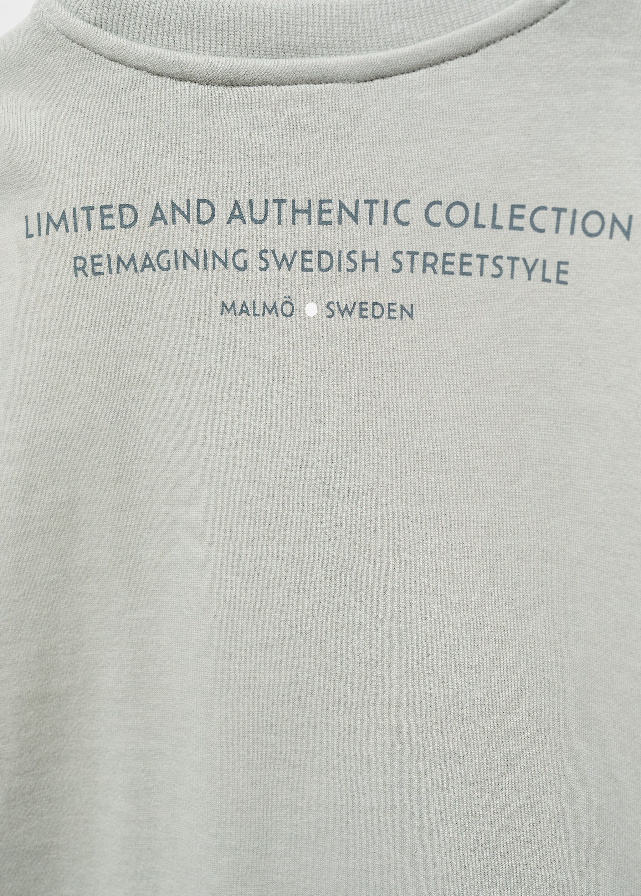 Printed cotton sweatshirt - Details of the article 8