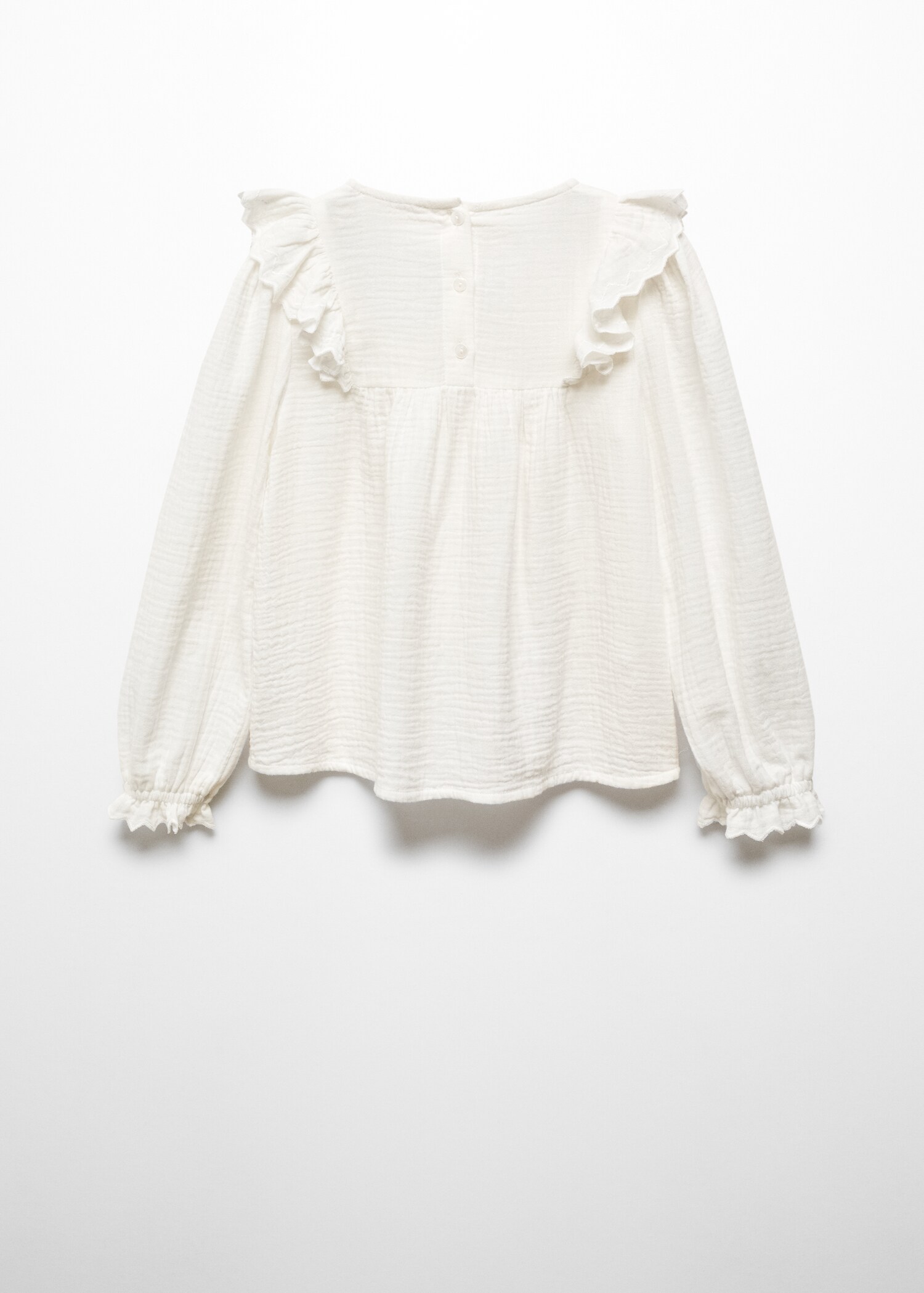 Blusa plumeti volantes - Reverso del artículo