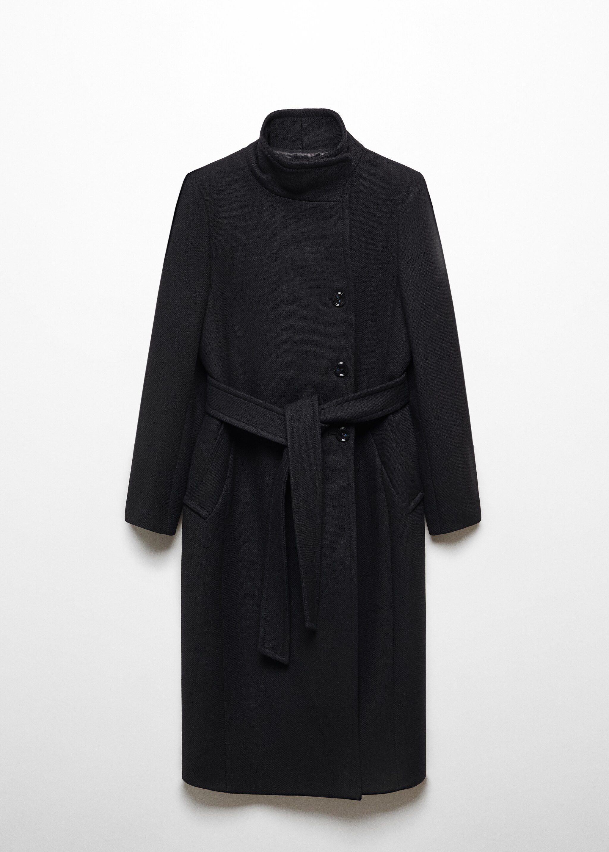 Cappotto lana Manteco cintura - Articolo senza modello