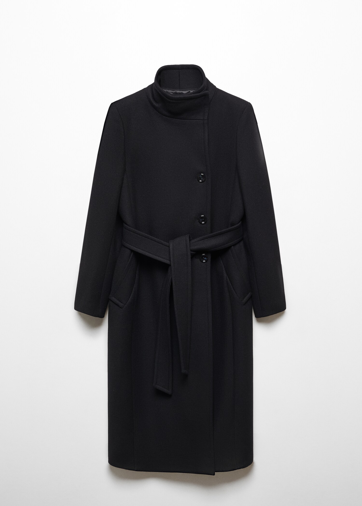 Belted Manteco wool coat - Article without model