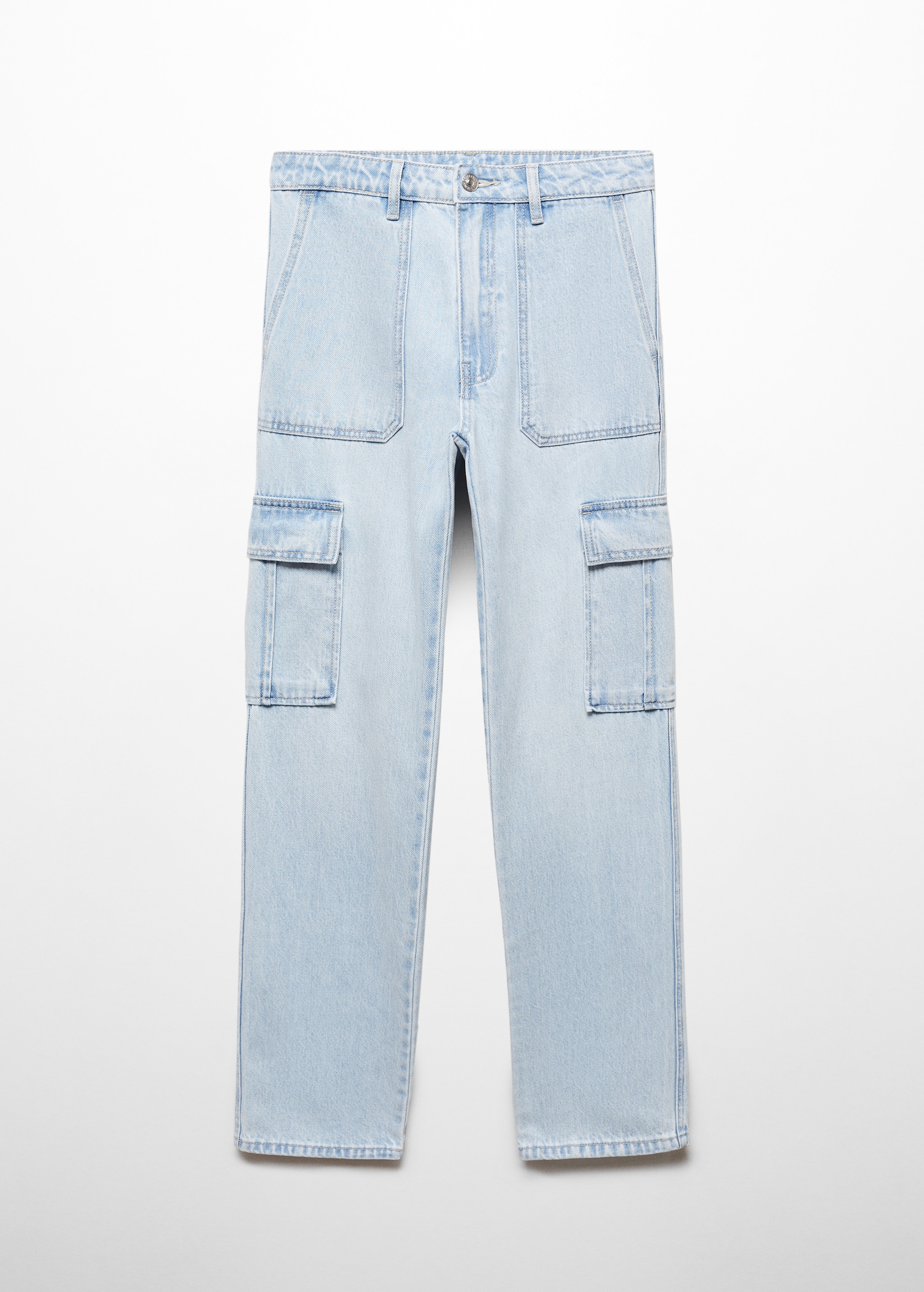 جينز مستقيم كارغو ستايل - منتج دون نموذج
