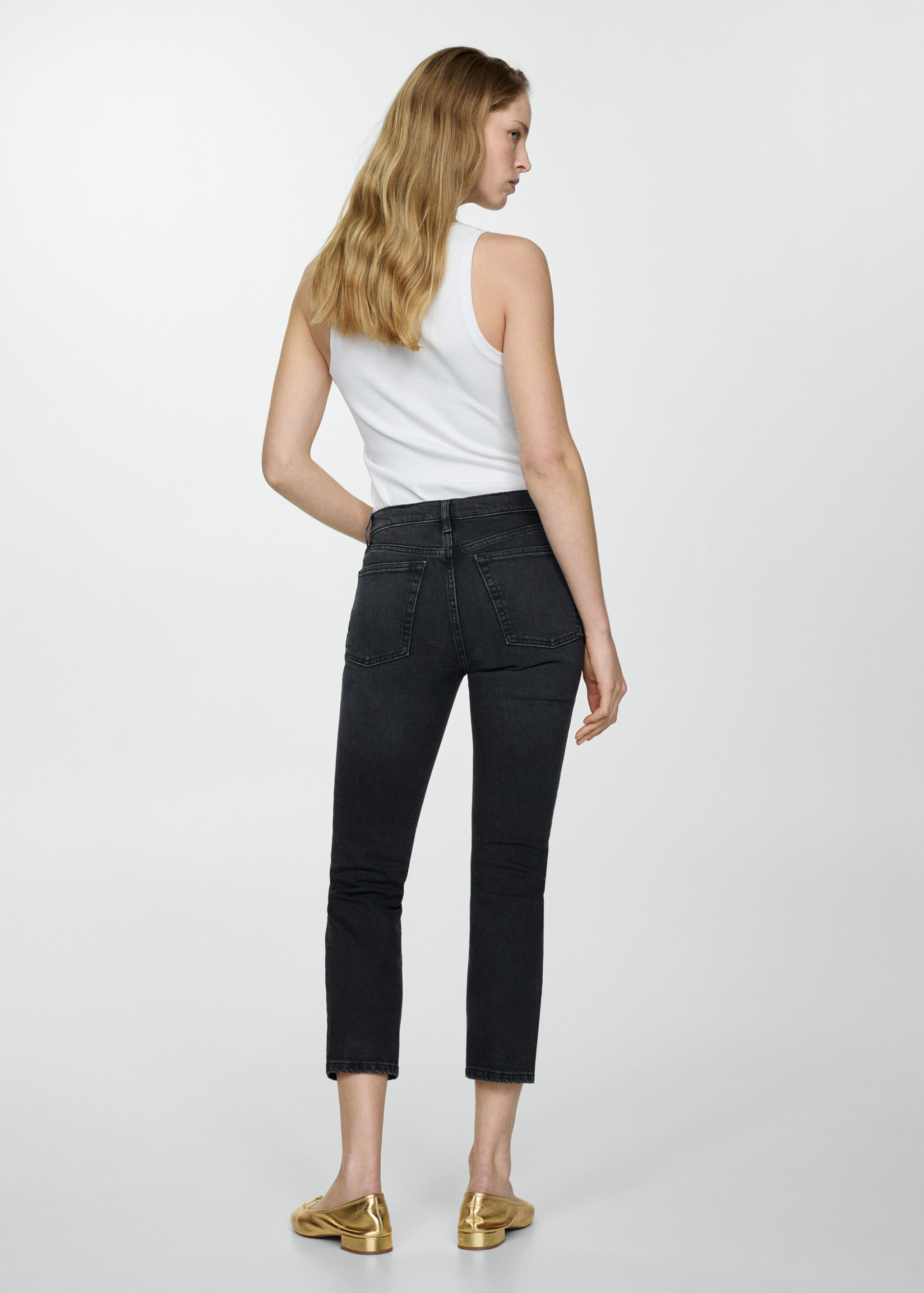 Slim cropped jeans - Reverse of the article
