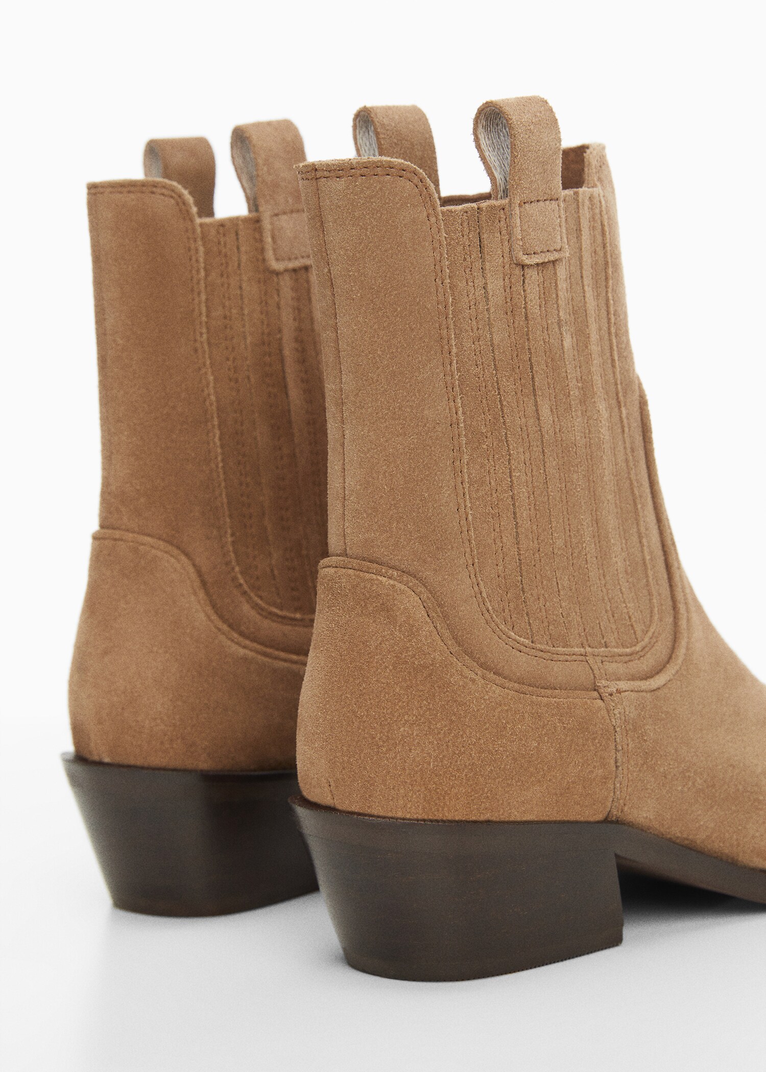 Leather cowboy ankle boots - Details of the article 1