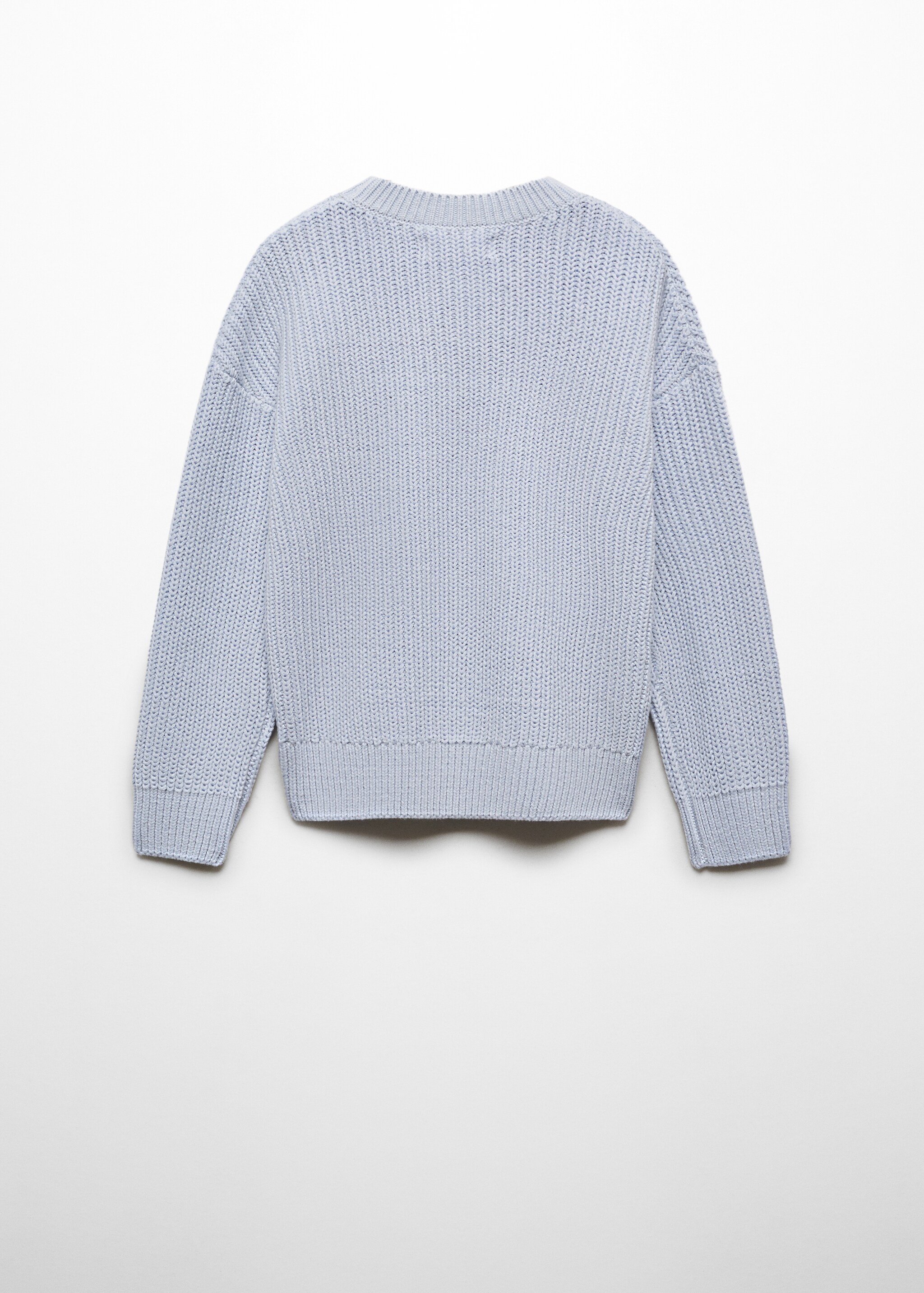 Reverse knit sweater - Зворотна сторона товару