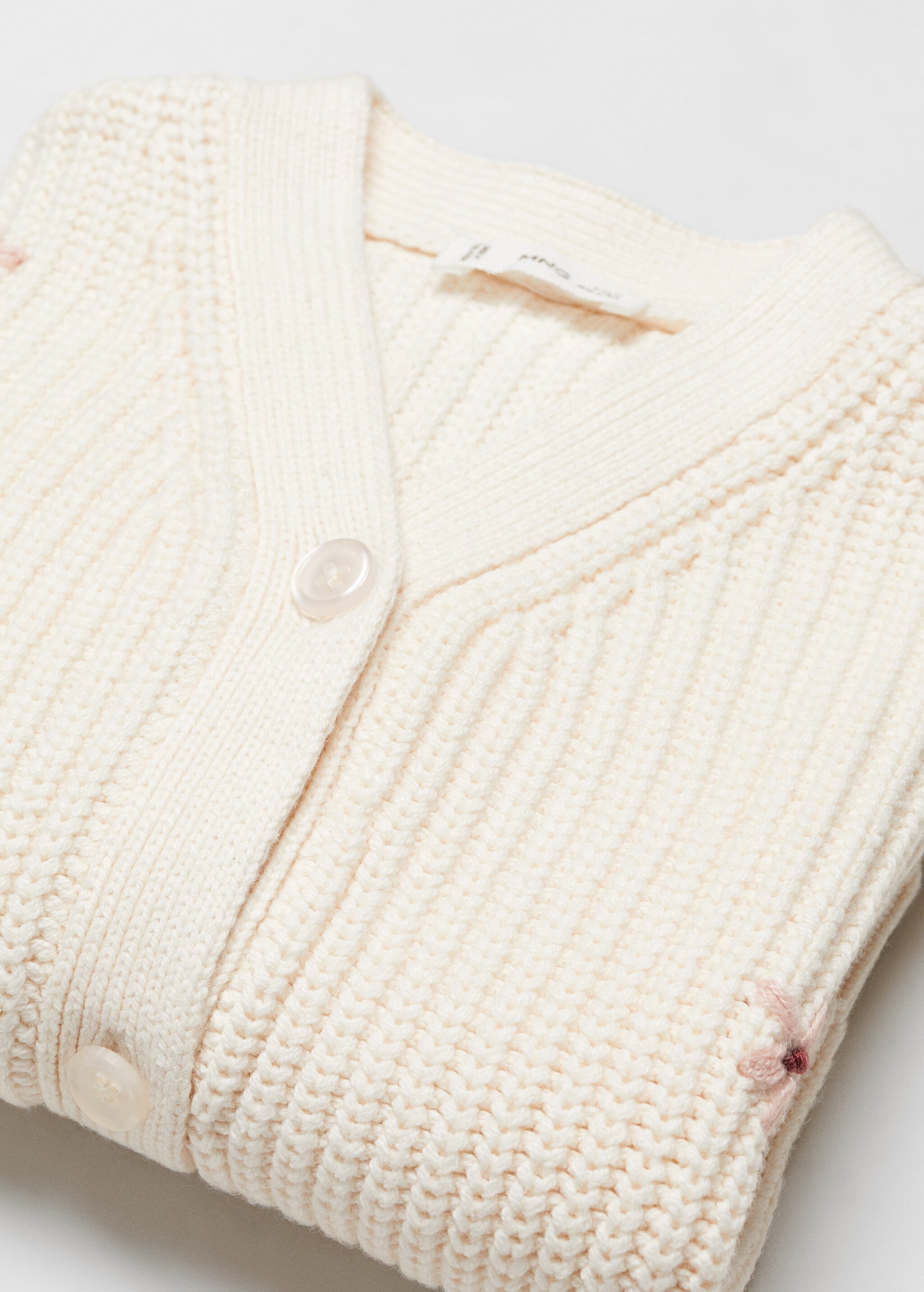 Flowers embroidery cardigan - Details of the article 8